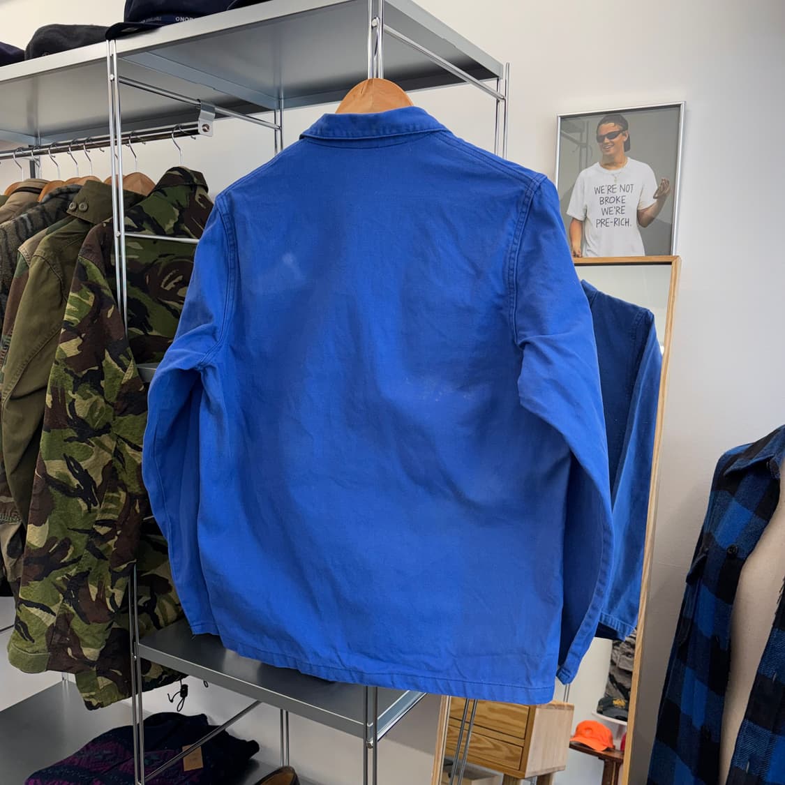 70s 빈티지 르노자동차 프렌치 워크 자켓 (S)   상품이미지5