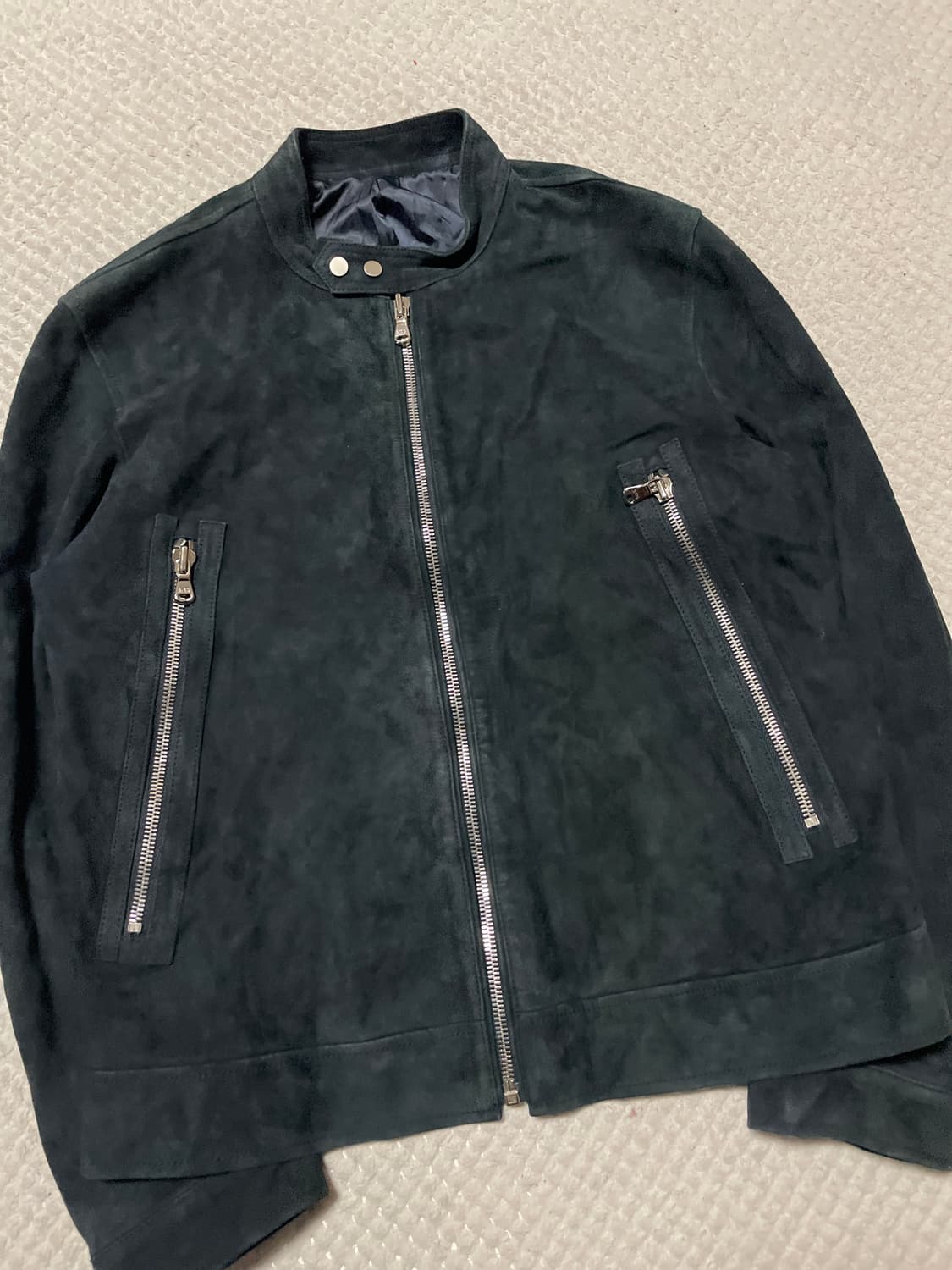 VANHART X SIEG 웨스턴 무드 염소가죽 스웨이드 레더 자켓 상품이미지5