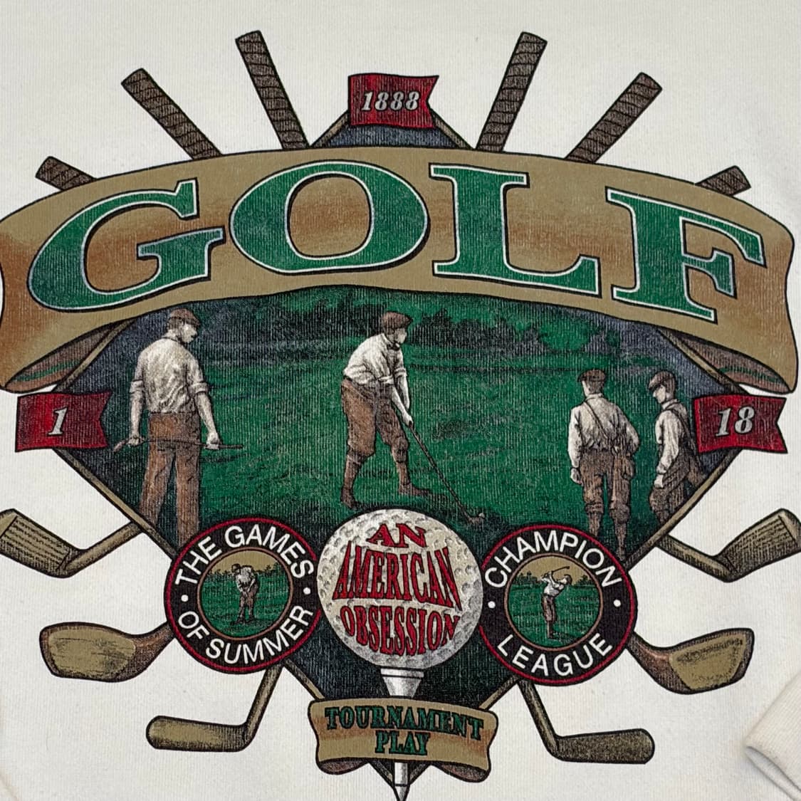90s USA 미국 빈티지 툴텍스 골프 맨투맨 상품이미지3