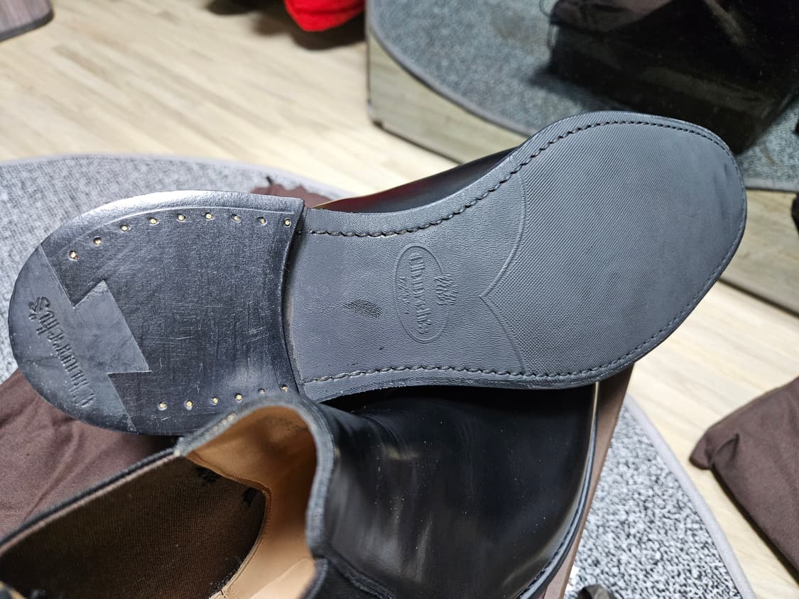 ​처치스(Church's) 첼시 부츠 블랙 275(UK 8.5) 새상품 상품이미지3