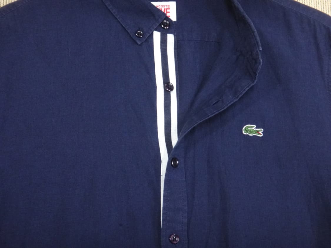 (105) 라코스테 라이브 린넨 하절기 남성 긴팔 셔츠 상품이미지5