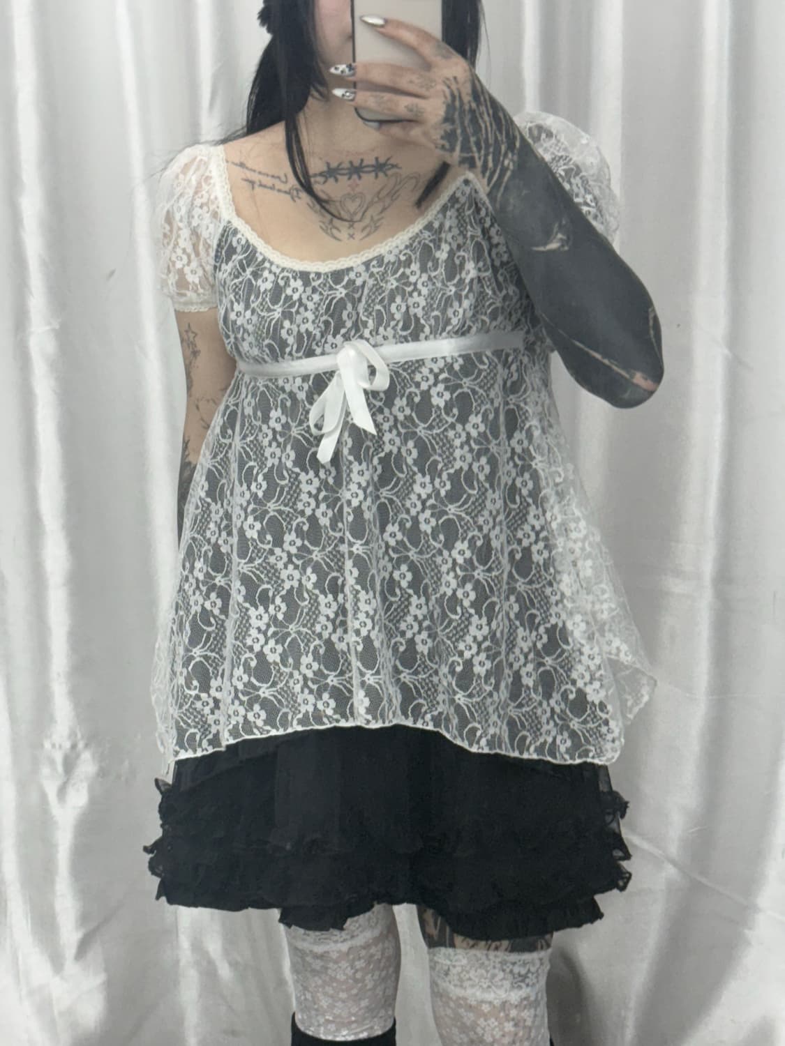 White lace blouse 상품이미지2