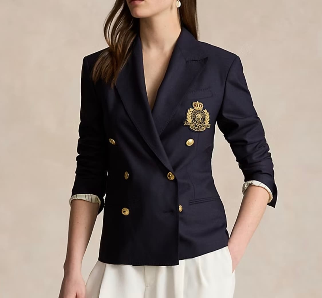 [0]폴로랄프로렌 금장 와펜 울 블레이저 상품이미지1