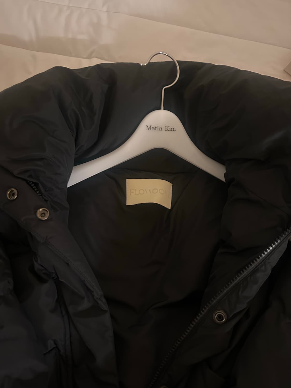 플로움 덕다운 숏패딩 블랙 [Free] 상품이미지8