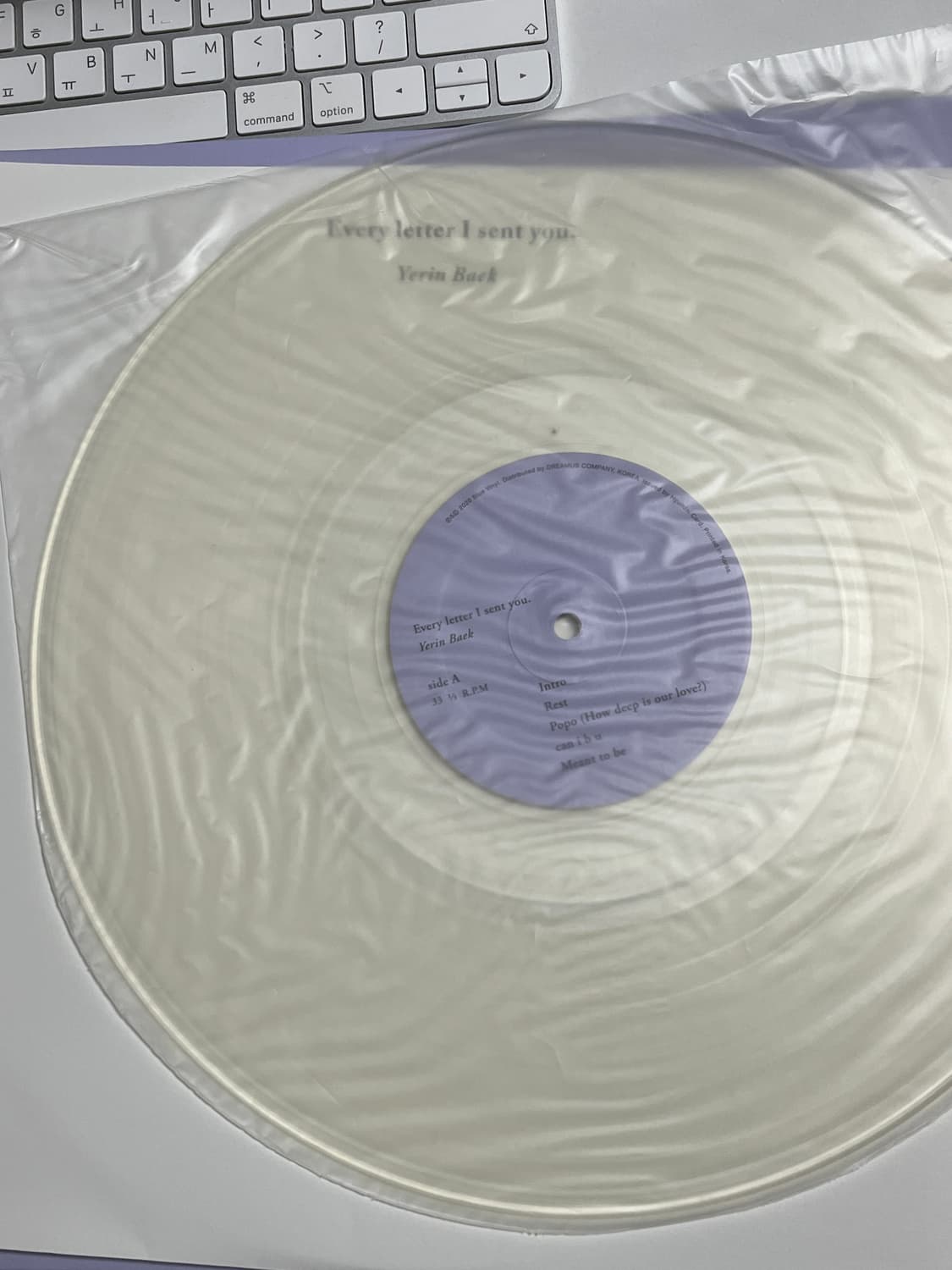 백예린 1집 LP  상품이미지3