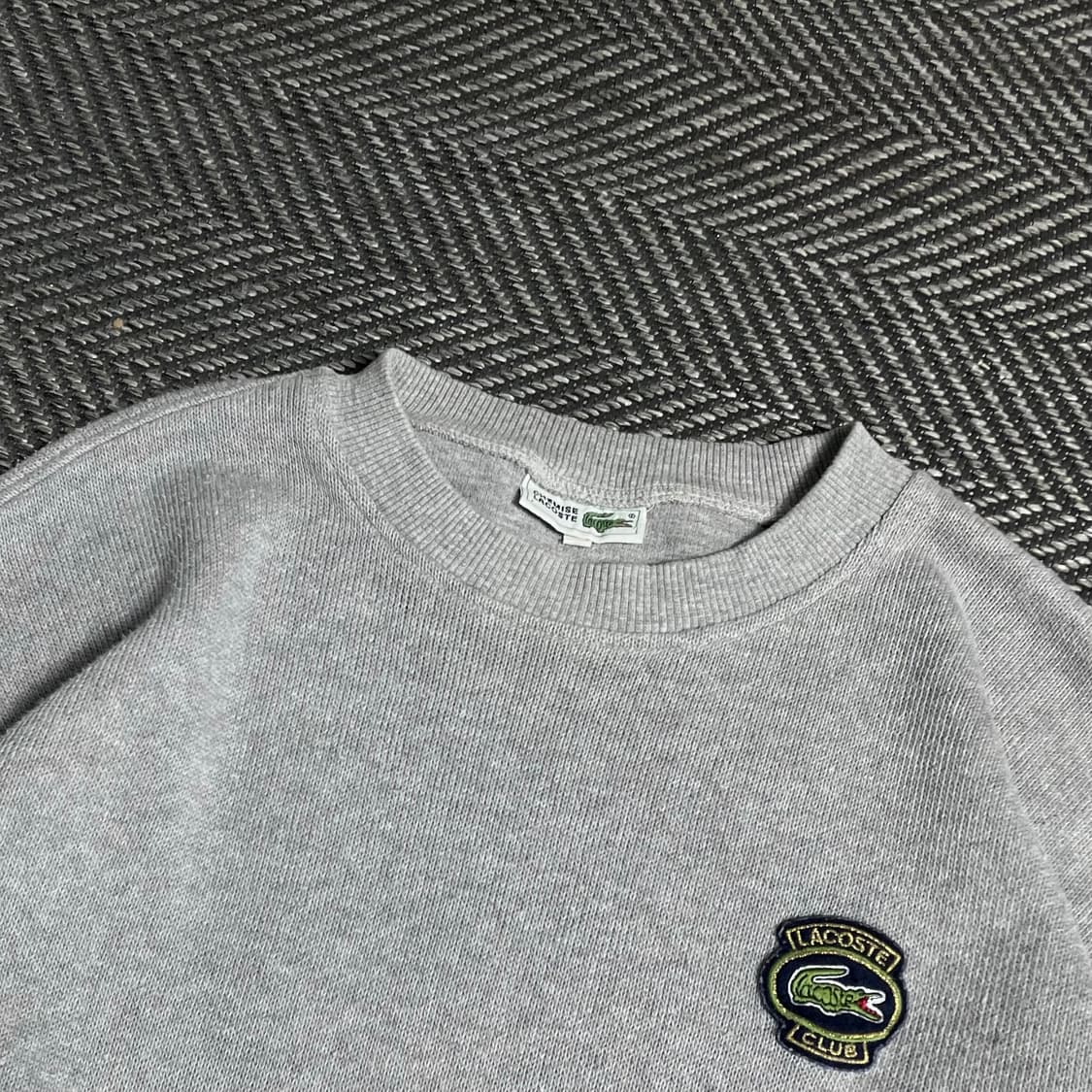 라코스테 아카이브 자수로고 크루넥 스웻셔츠y 5196 상품이미지3