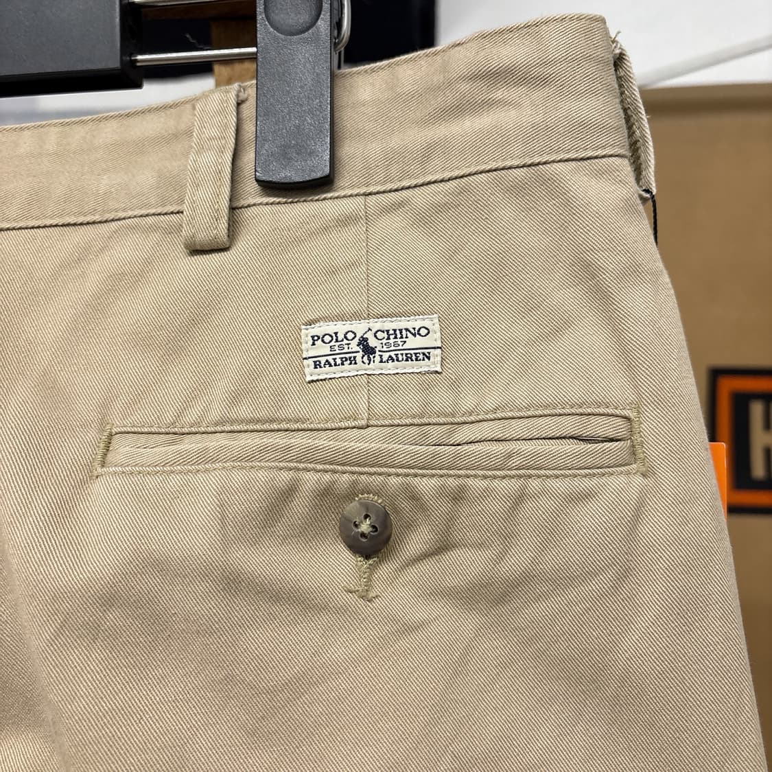 80~90s 폴로 랄프로렌 클래식 더블플리츠 베이지 치노팬츠 N766 상품이미지7