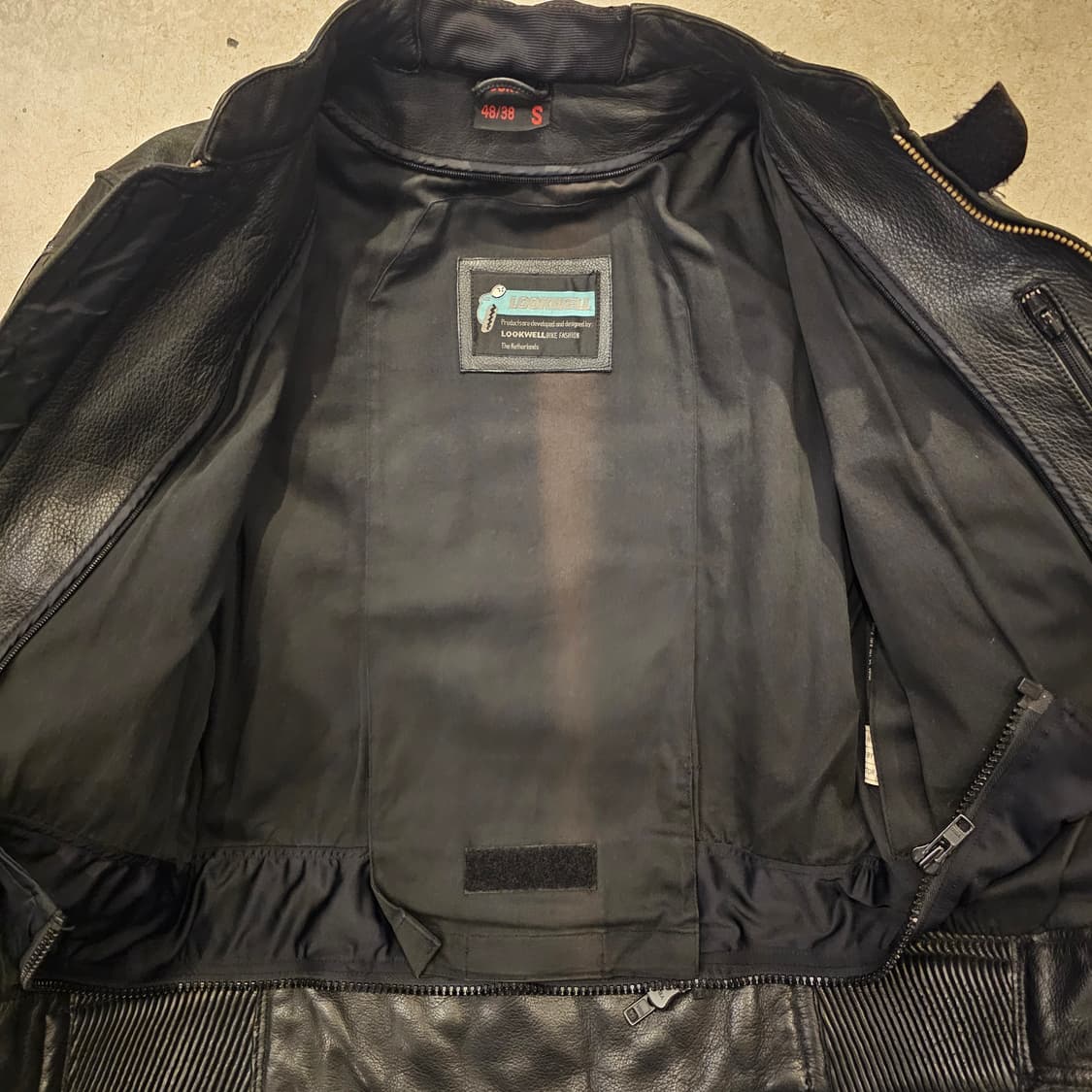 S 야마하 가죽 라이더 레이싱자켓 상품이미지8