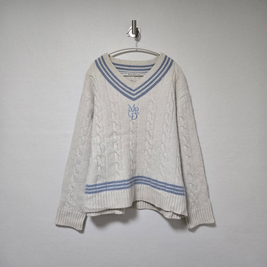 마르디메크르디 캐시미어 혼방 브이넥 니트 / 여성 니트/ 여자 니트 상품이미지1