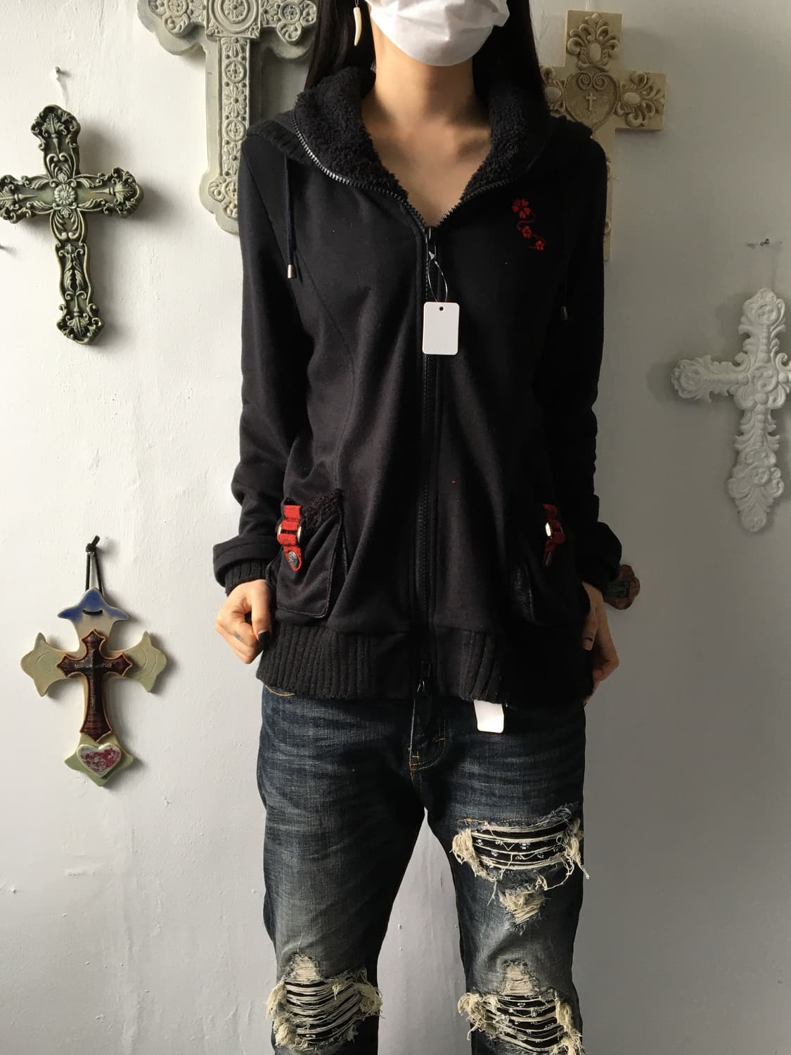 Oriental point hood zip up 상품이미지7