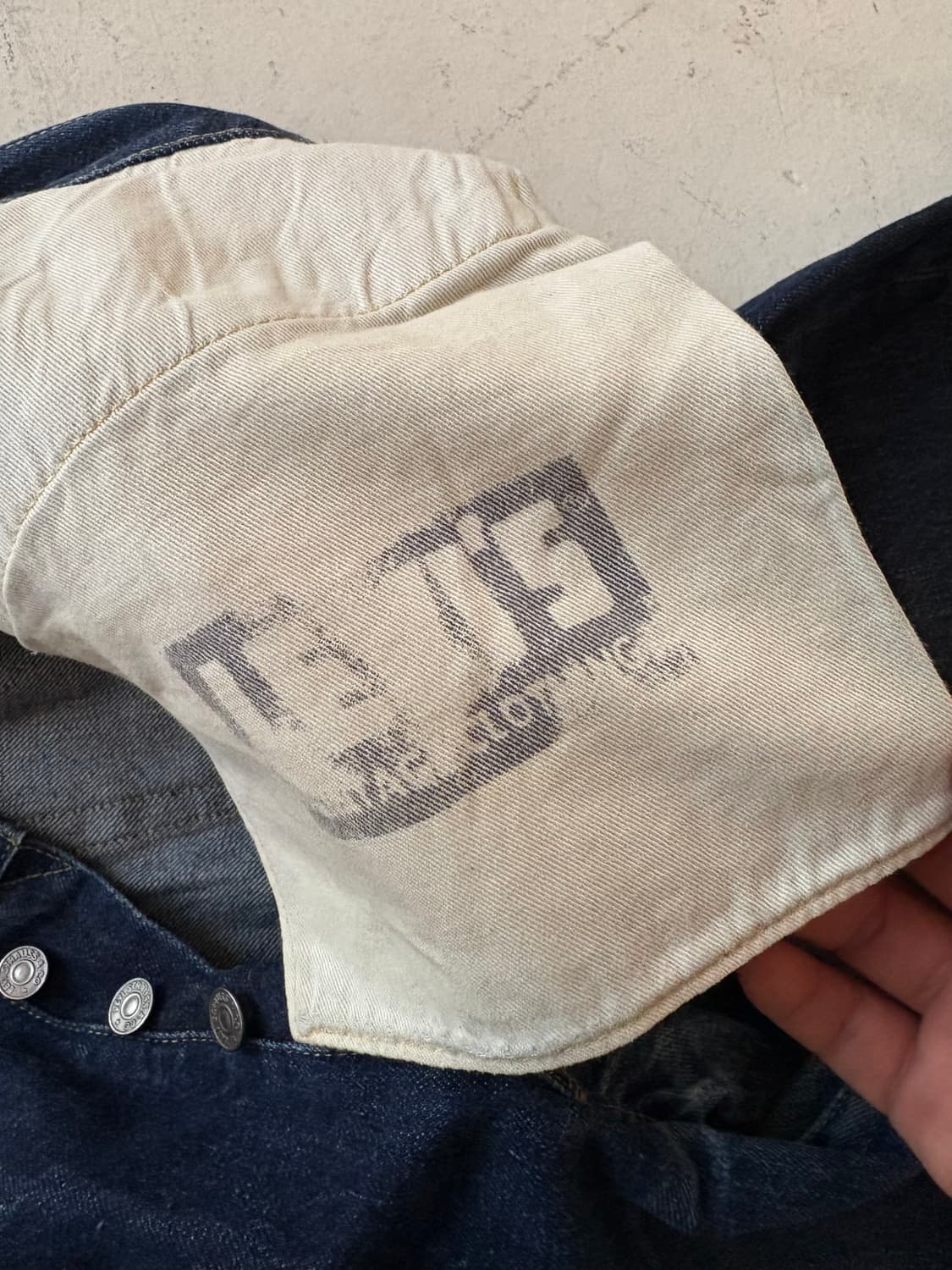 Levi’s vintage clothing LVC 55501 denim  상품이미지5