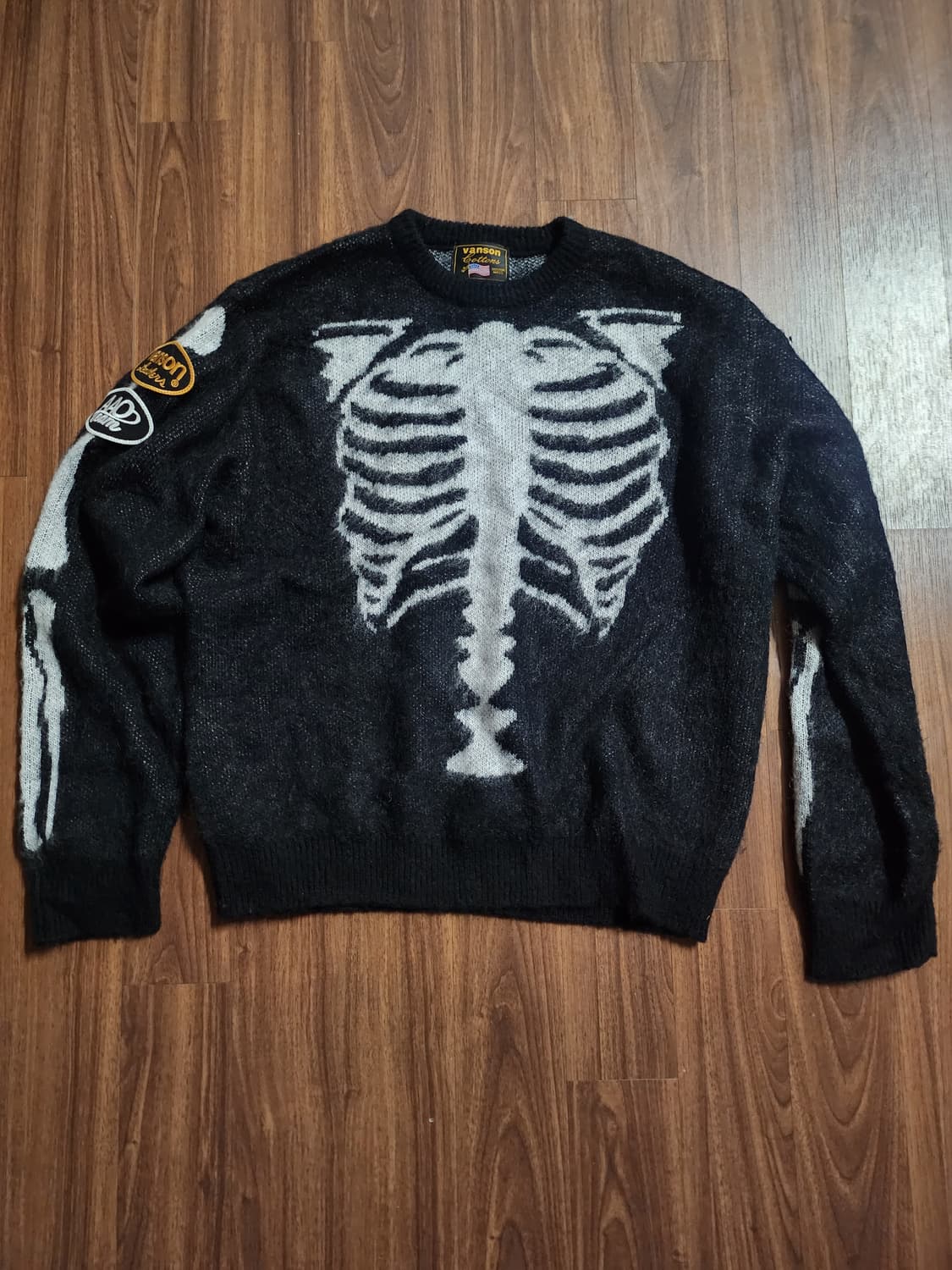Aao vanson 스켈레톤 니트 상품이미지1