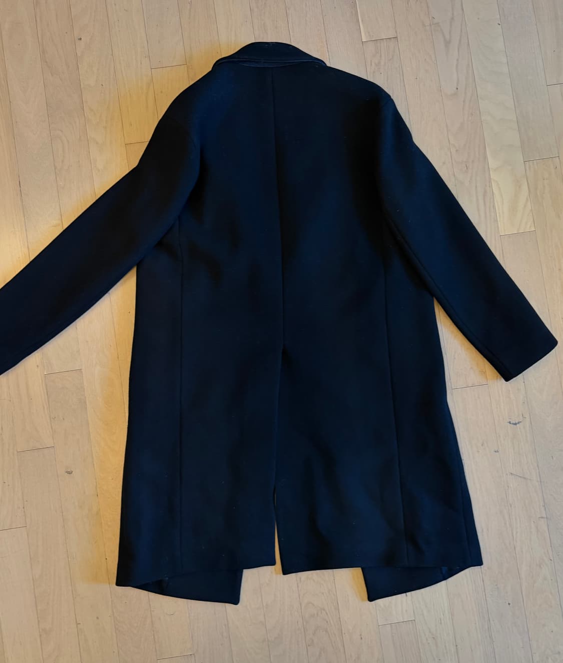 시스템 옴므 캐시미어 블렌딩 롱코트 블랙 - 정가 65만원 상품이미지5