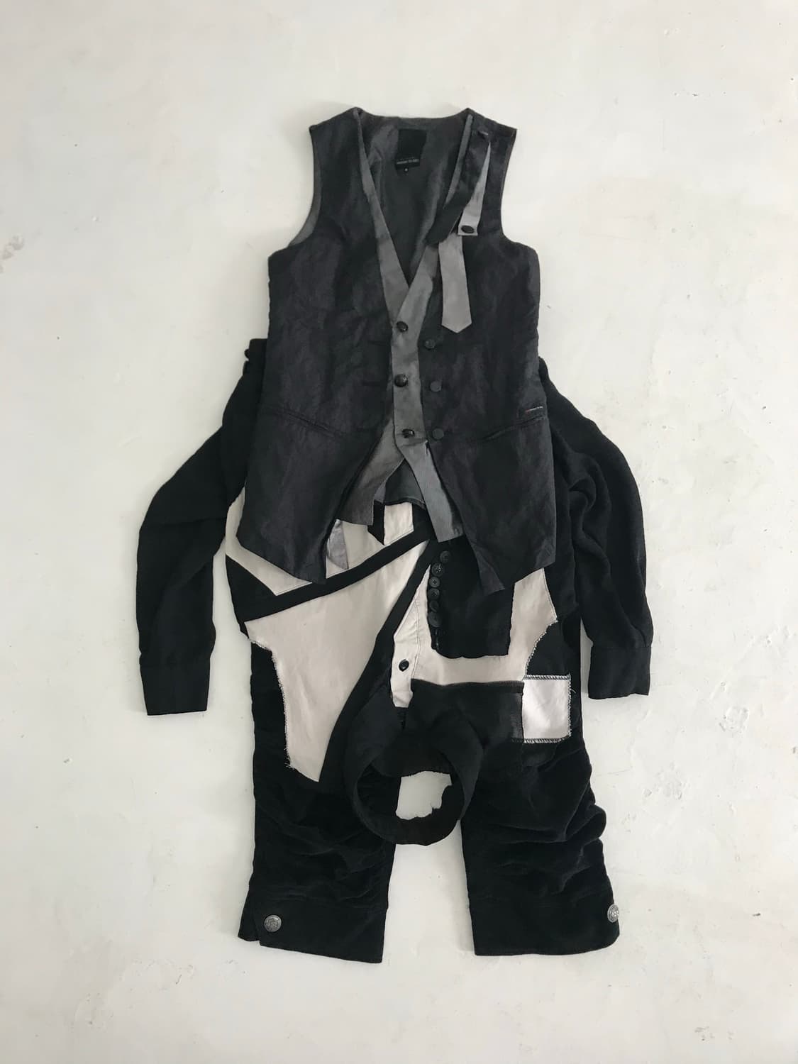 Custom🐾)Reversal shirt banded top/skirt 상품이미지10