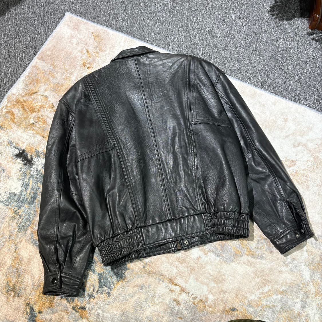 빈티지 양가죽 레더 자켓 상품이미지2