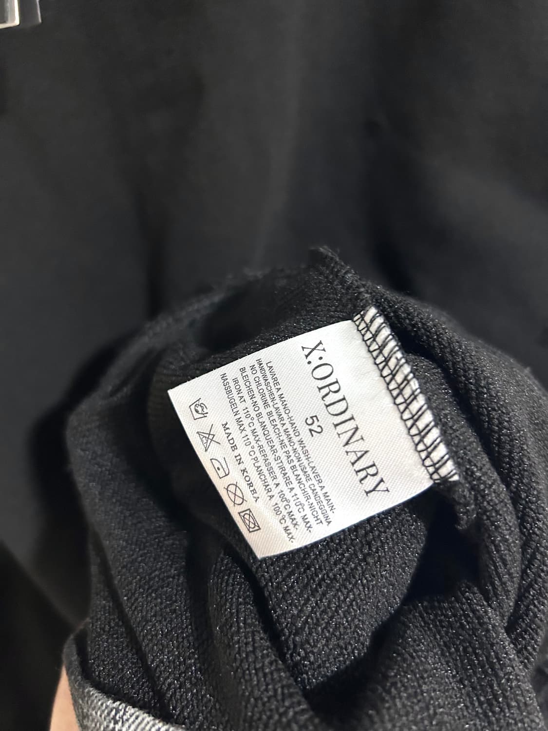 엑스오디너리 체크 레이어드 후드 상품이미지5