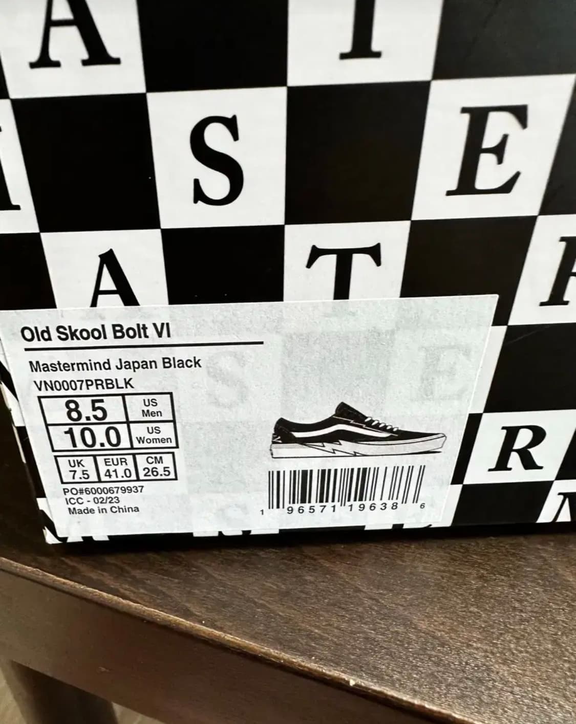 반스x마스터마인드 올드스쿨 265 풀박 상품이미지6