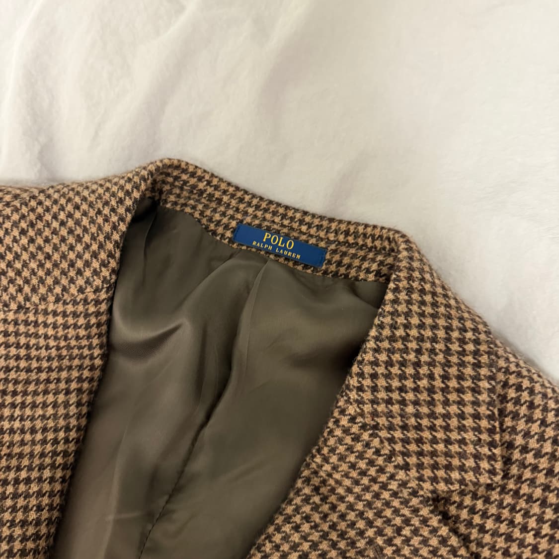 폴로 브라운 하운드투스 블레이저 스포츠코트 자켓 42R 상품이미지3