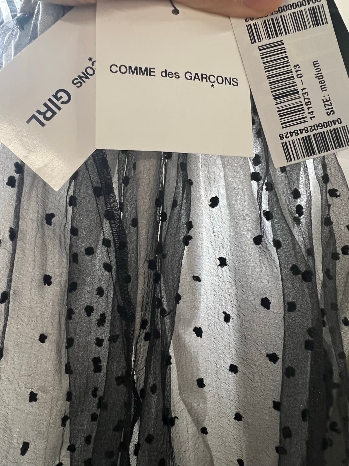 COMME des GARÇONS GIRL 캉캉 튤 스커트 M 사이즈 새상 상품이미지6