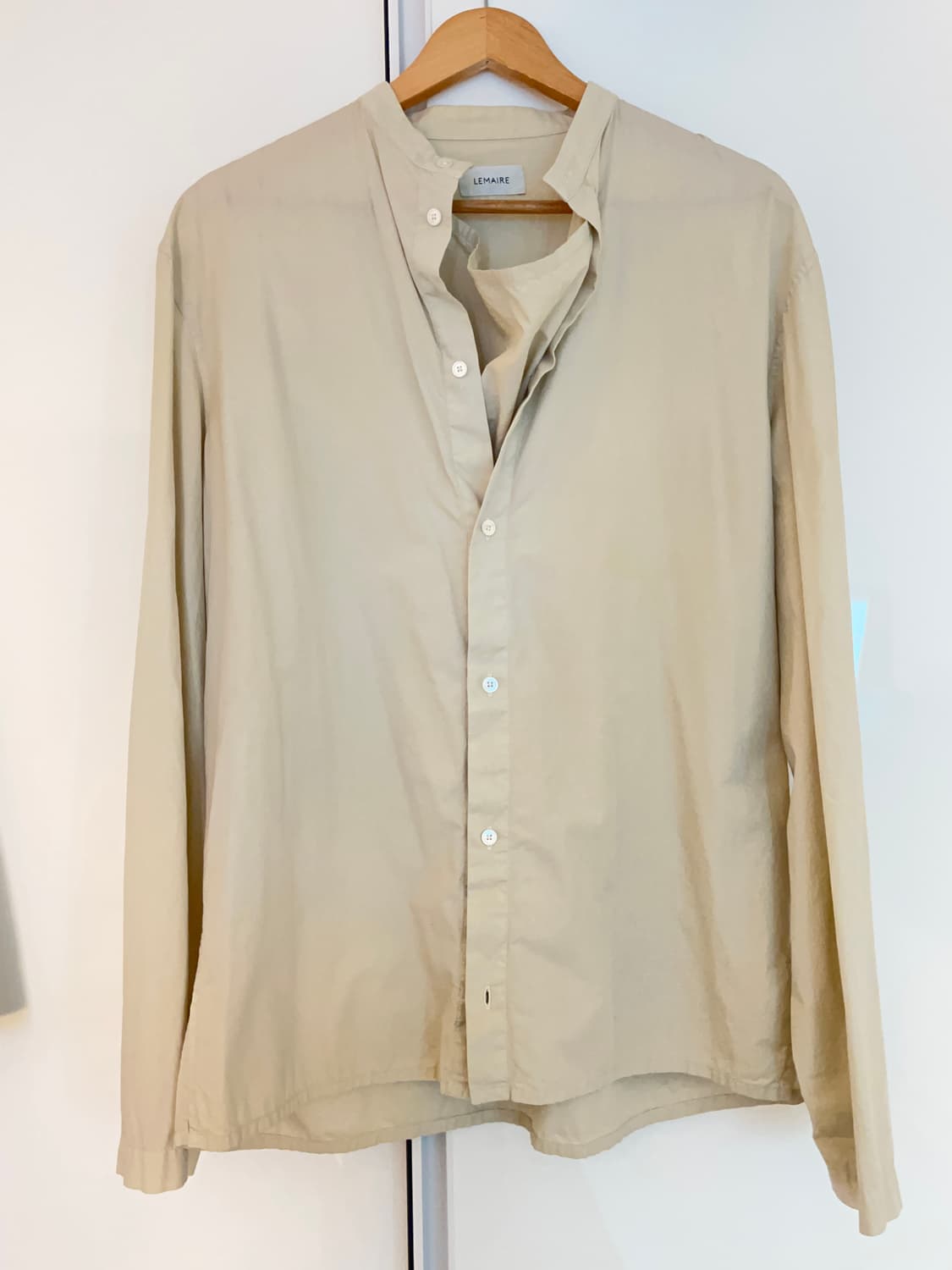 [M] 르메르 블라우스 탑 셔츠 펠리칸 그레이 상품이미지3