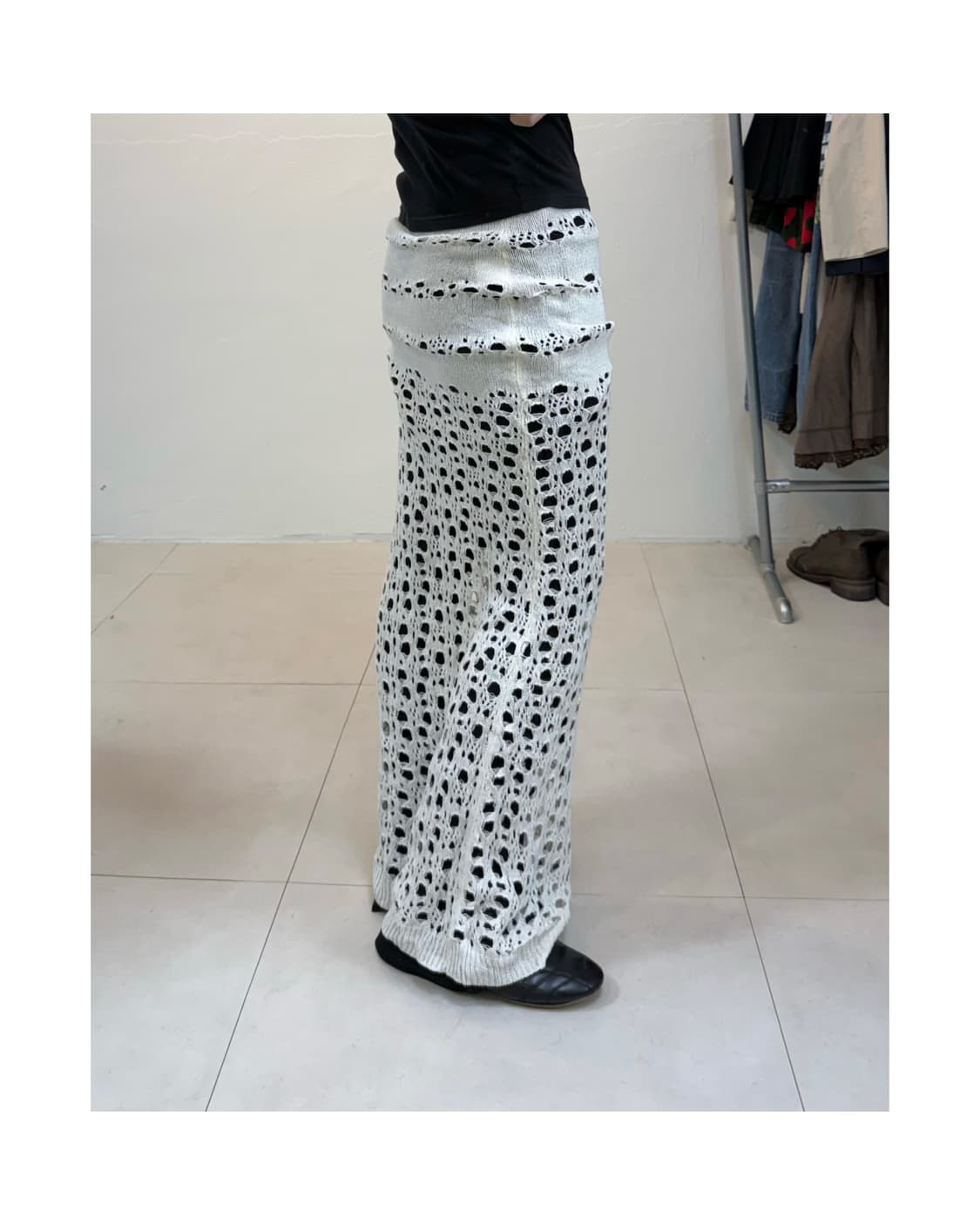 IAMGIA 펀칭 스커트 상품이미지2