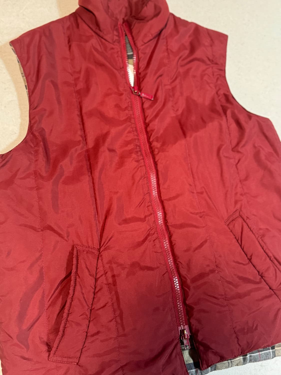 Barbour 올드 바버 빈티지 패딩 베스트 조끼 상품이미지2
