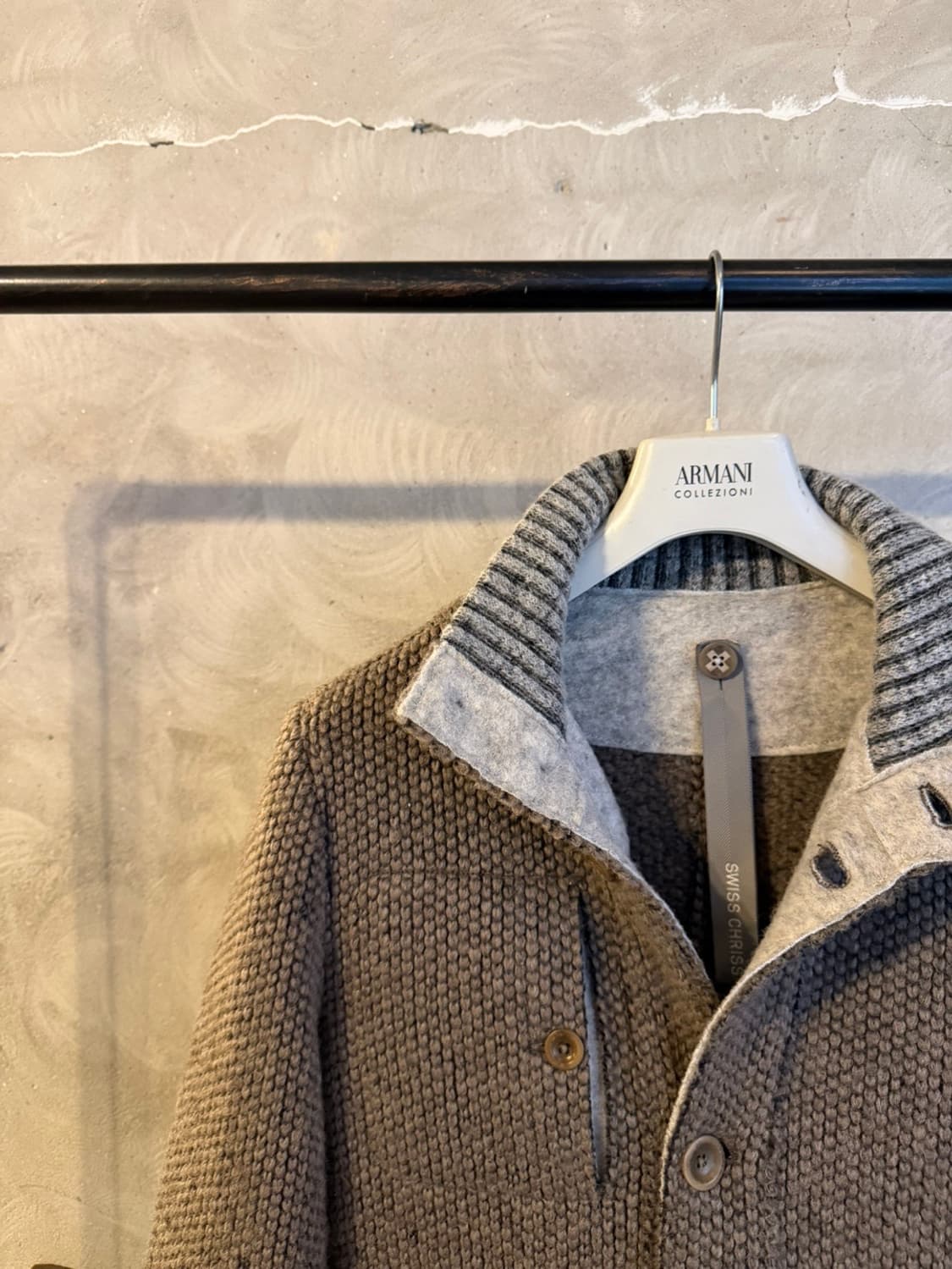 스위스 크리스 니트 블루종 100 상품이미지2