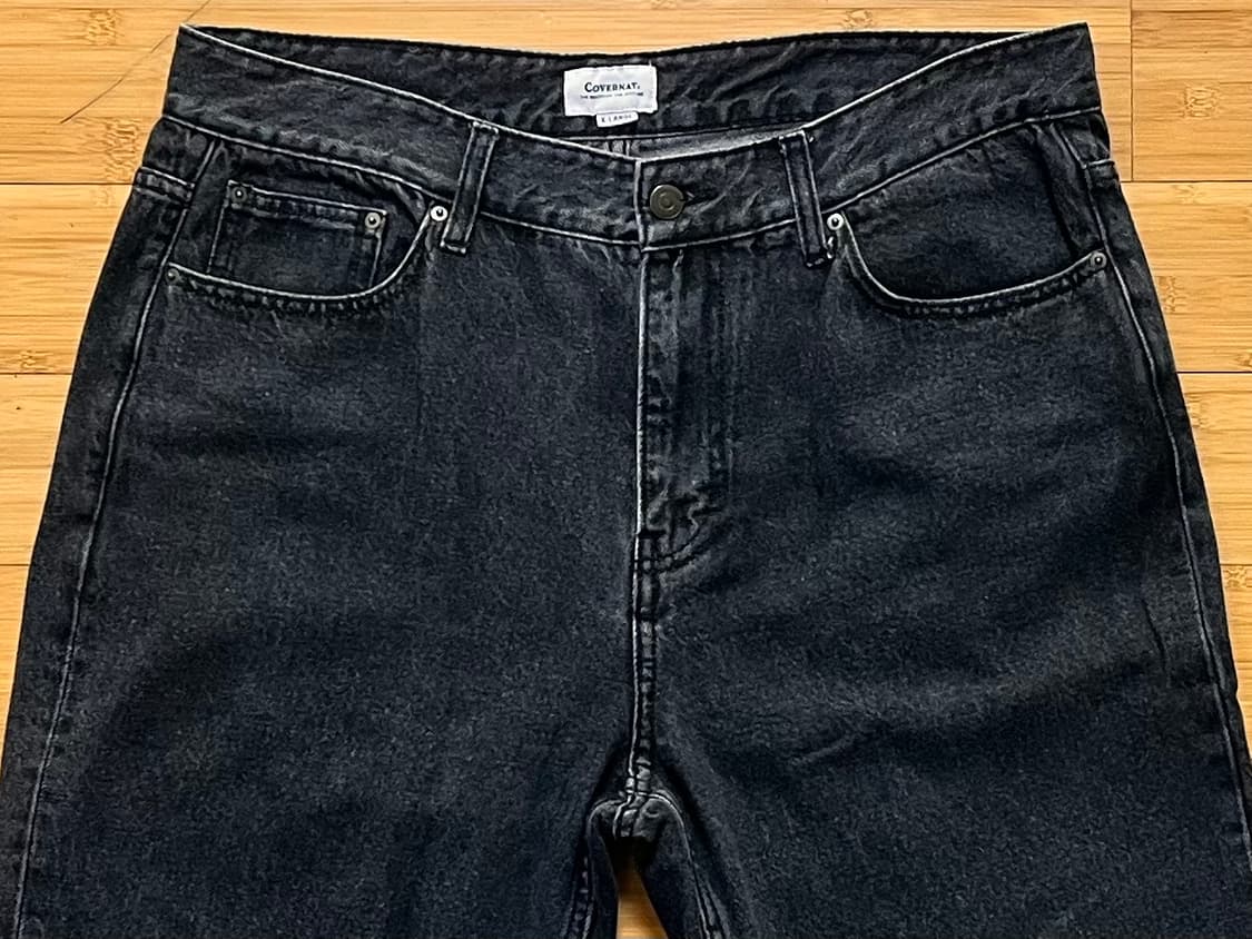 커버낫 블랙진 데님팬츠 X-LARGE 상품이미지3