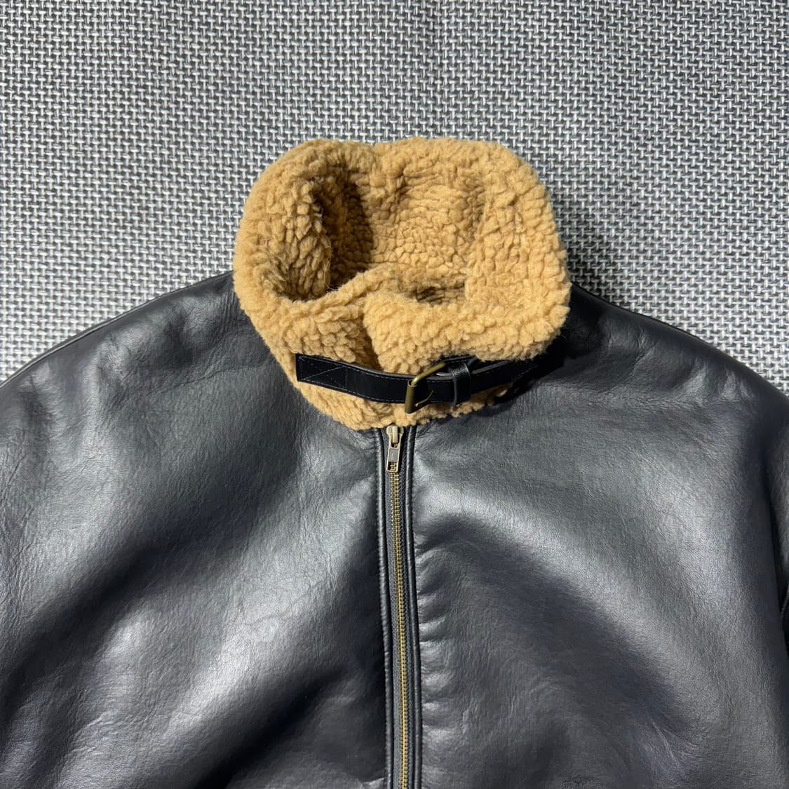 프릭스스토어 레더 무스탕 블랙 ( L/OLD-8236 ) 상품이미지2