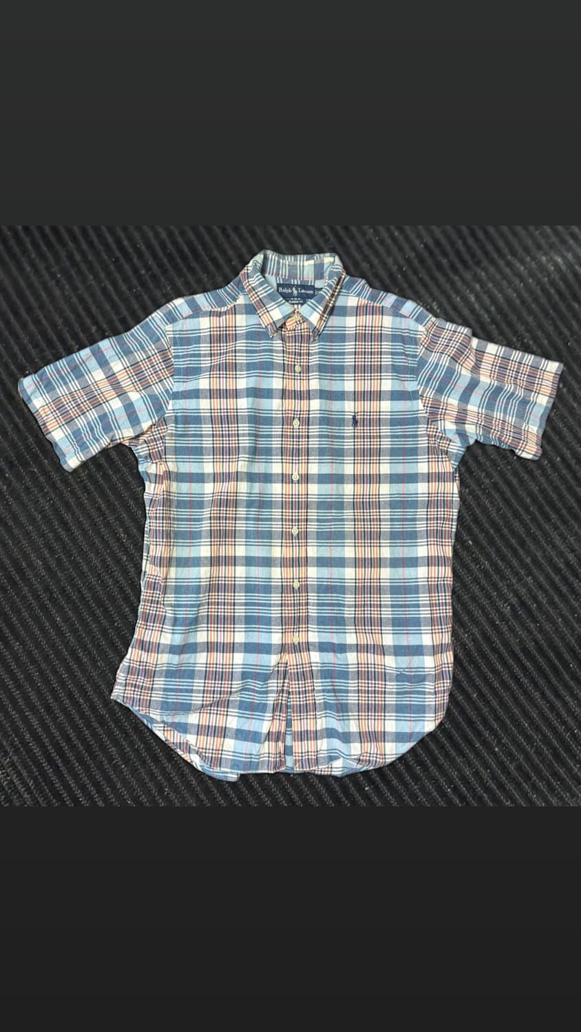 폴로 랄프로렌 반팔 체크 셔츠 상품이미지2