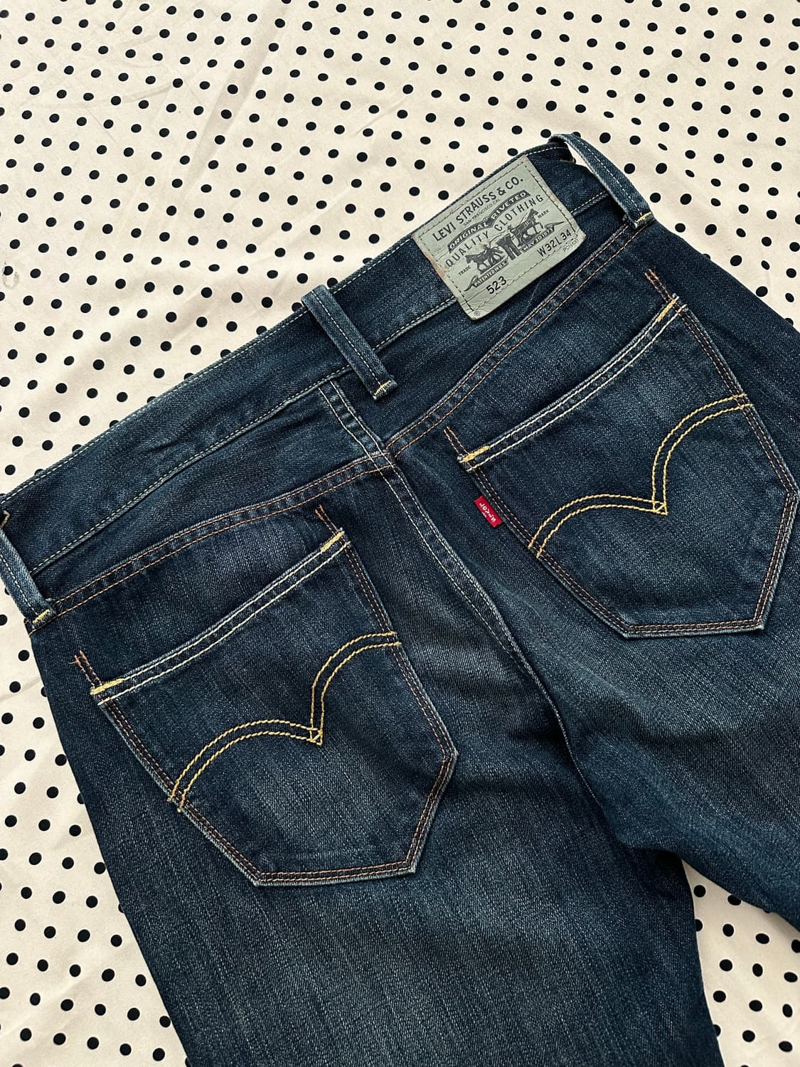 리바이스 523 워싱 데님팬츠 상품이미지5