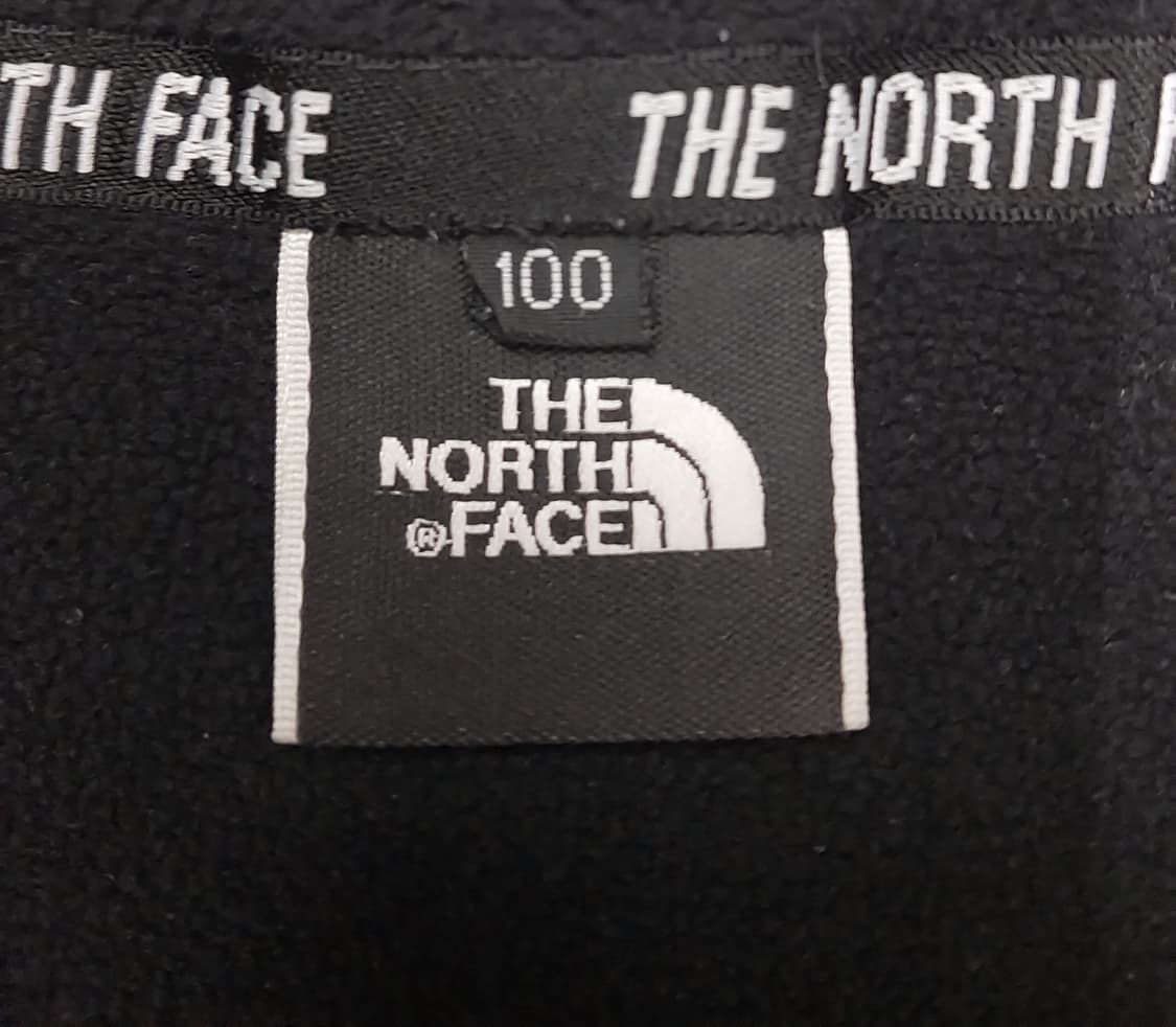 노스페이스 블랙 하프넥 플리스 긴팔 티셔츠 100 상품이미지4