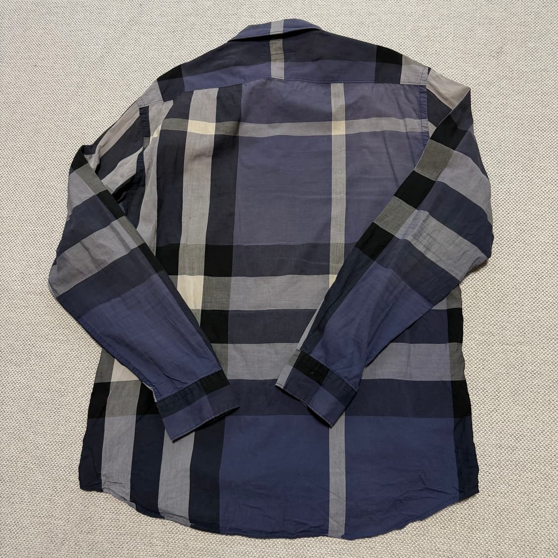 버버리 빈티지 체크 셔츠 상품이미지7