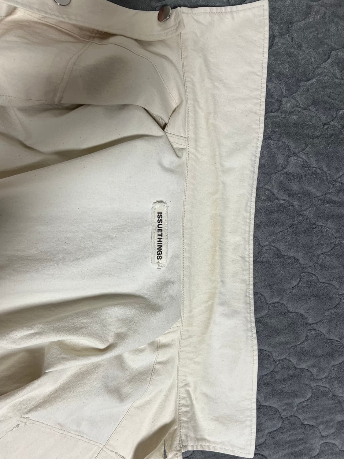 [OS] ISSUE THINGS 이슈띵스 Type 01 워크자켓 크림 상품이미지10