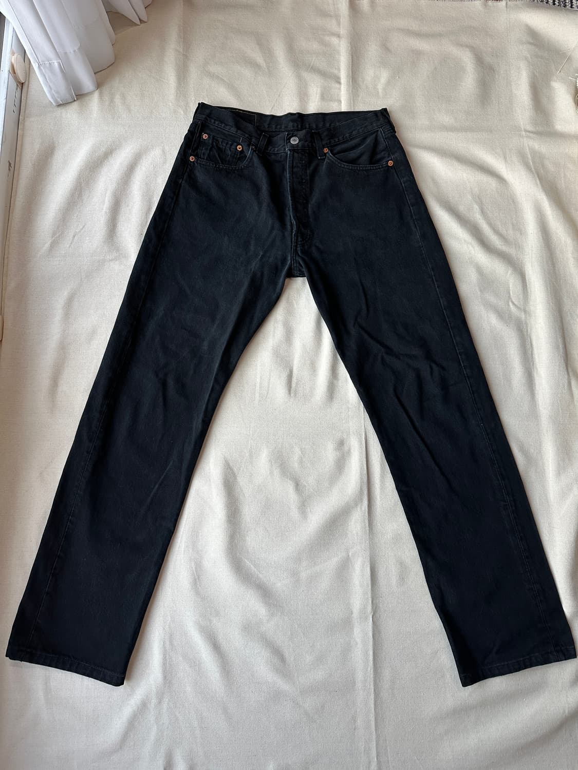 리바이스 501 made in France 90s 흑청 블랙진 33 상품이미지1