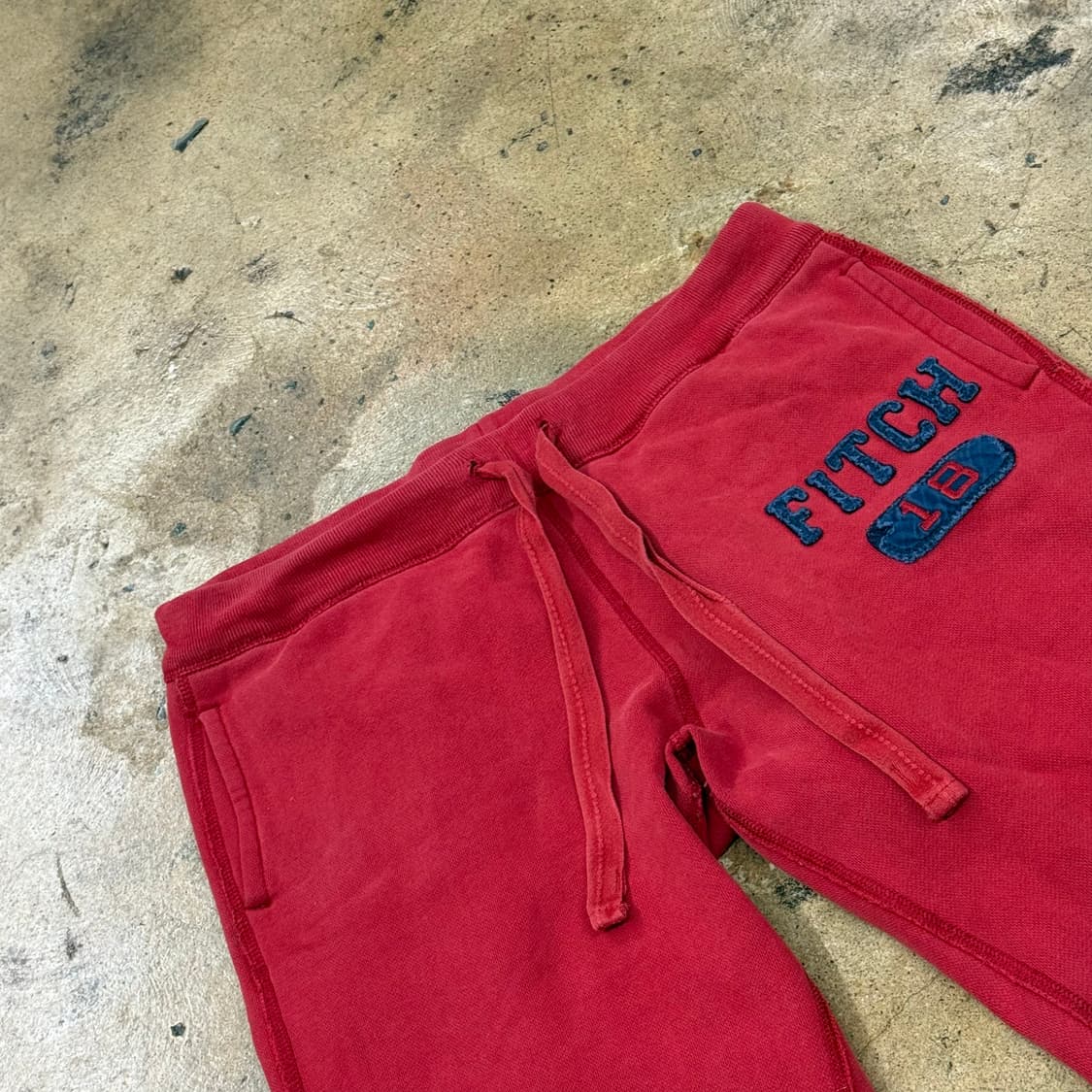 [정품/S] 아베크롬비 레드 조거 트레이닝 팬츠 b18 상품이미지1