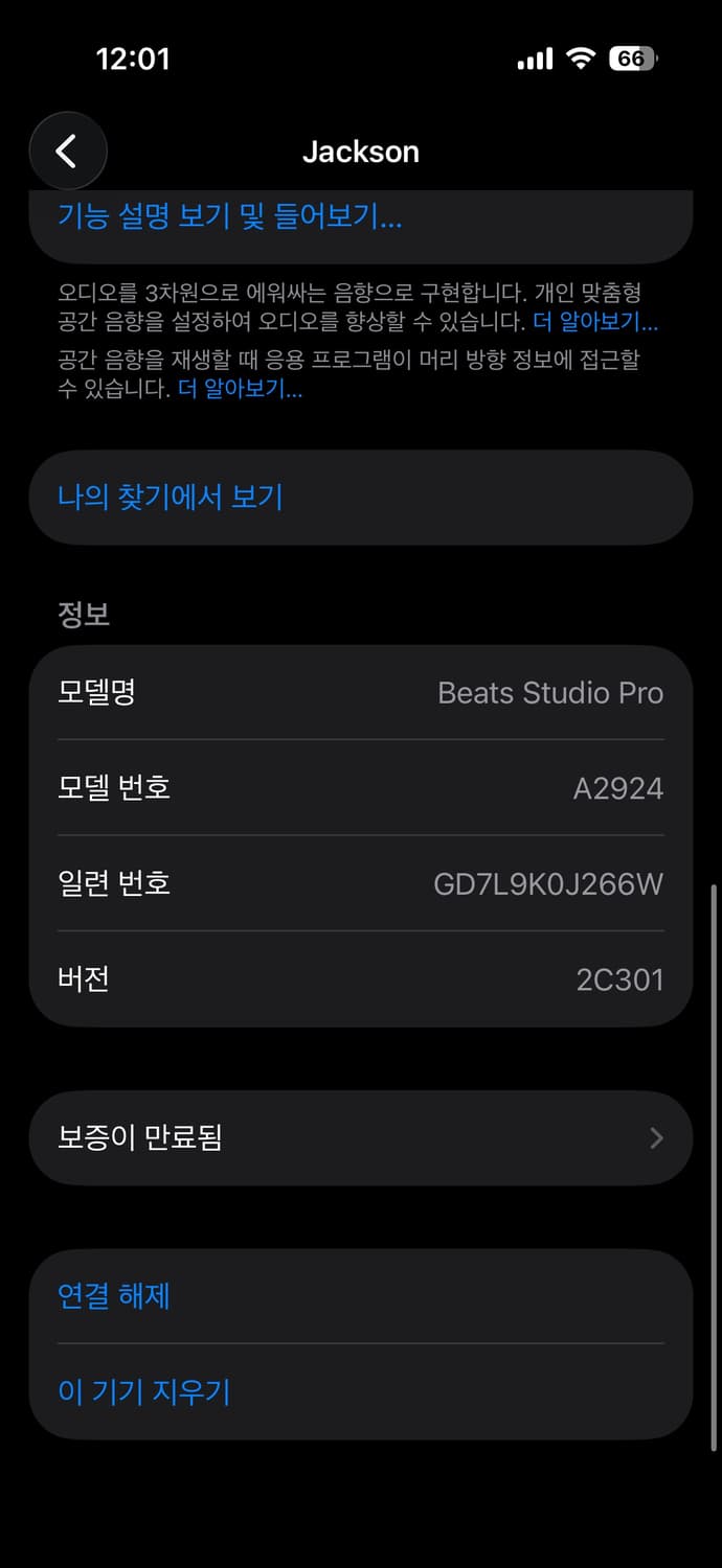 애플 비츠 스튜디오 프로 블랙 상품이미지9