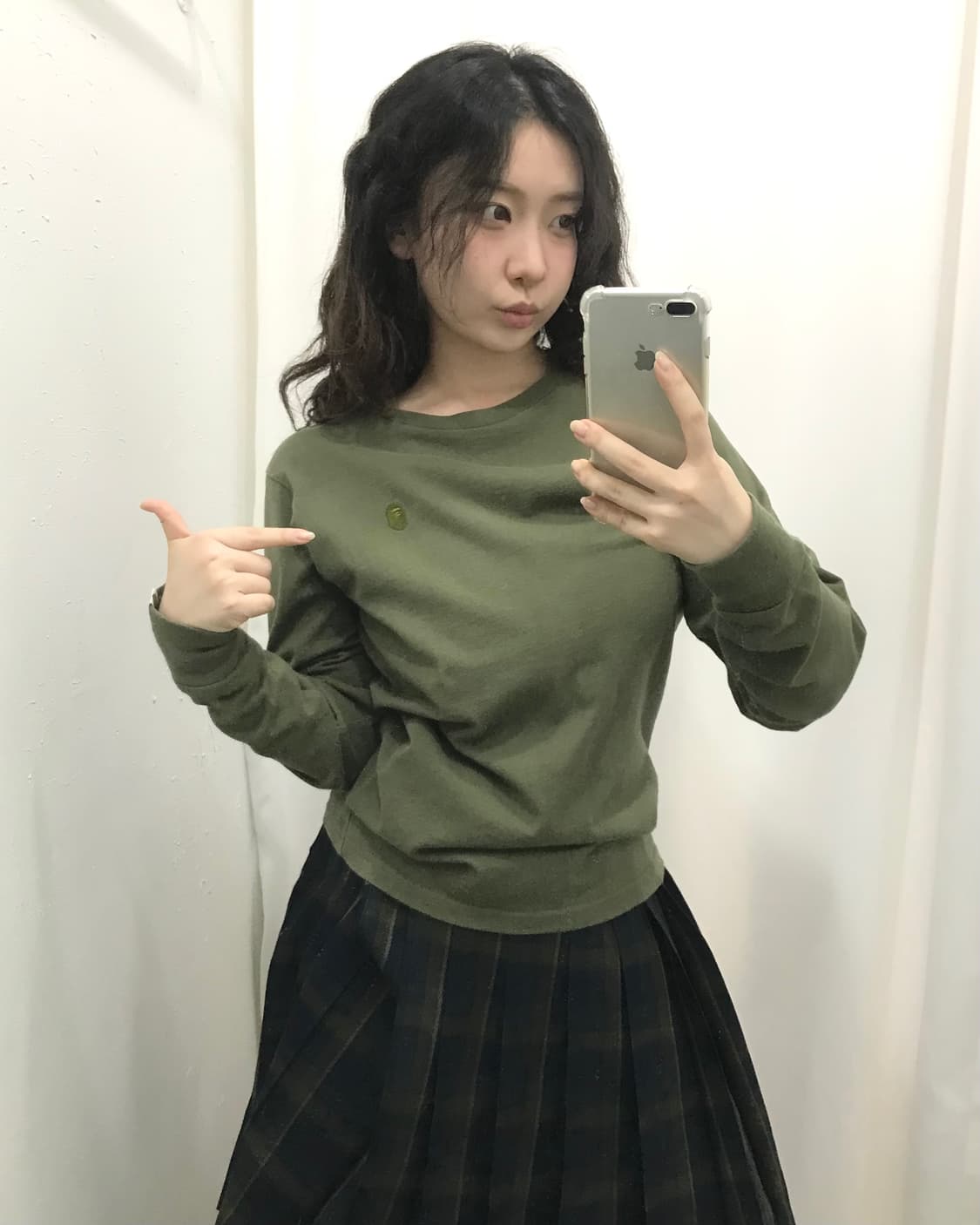 Bape khaki Saru Long Sleeves 상품이미지2