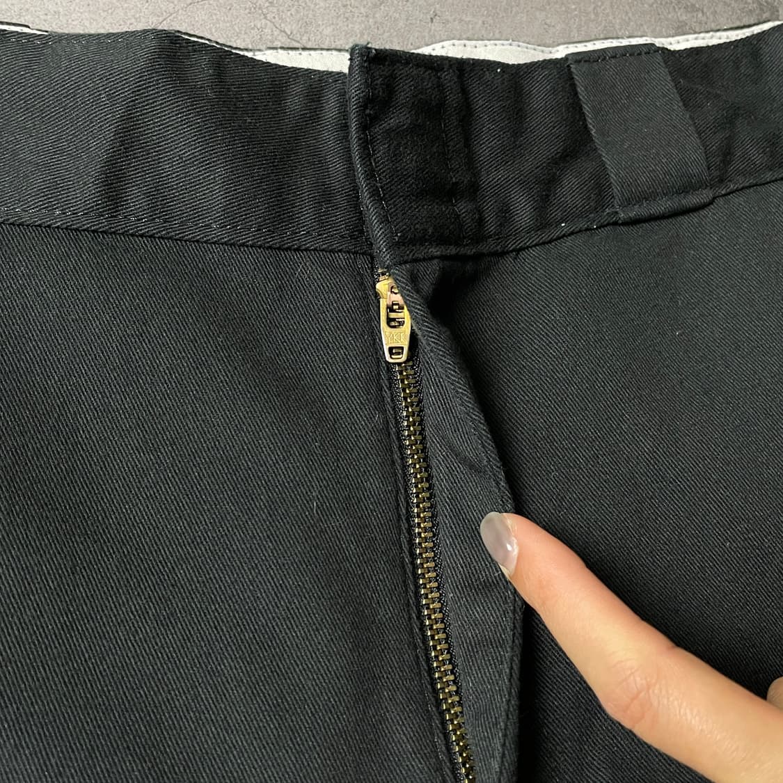 DICKIES 디키즈 빈티지 블랙 코튼 치노 팬츠 A00811 상품이미지3