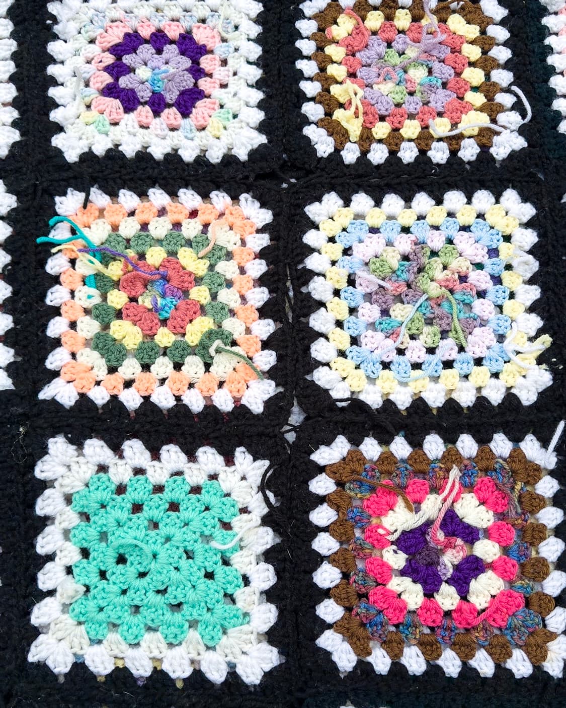 빈티지 소품 USA 크로셰 블랭킷 상품이미지3