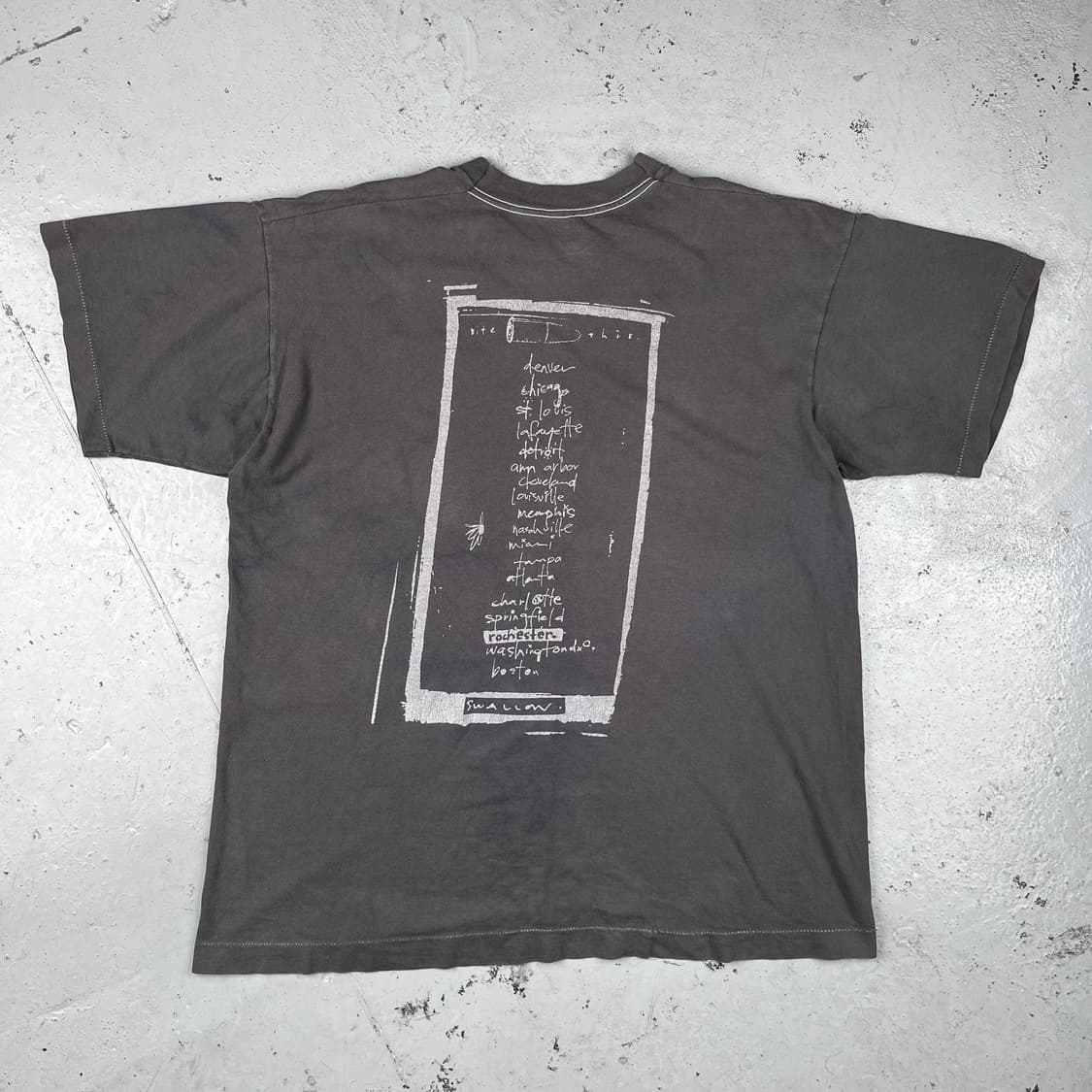 빈티지 펄잼 90s Freak 투어 반팔 상품이미지3