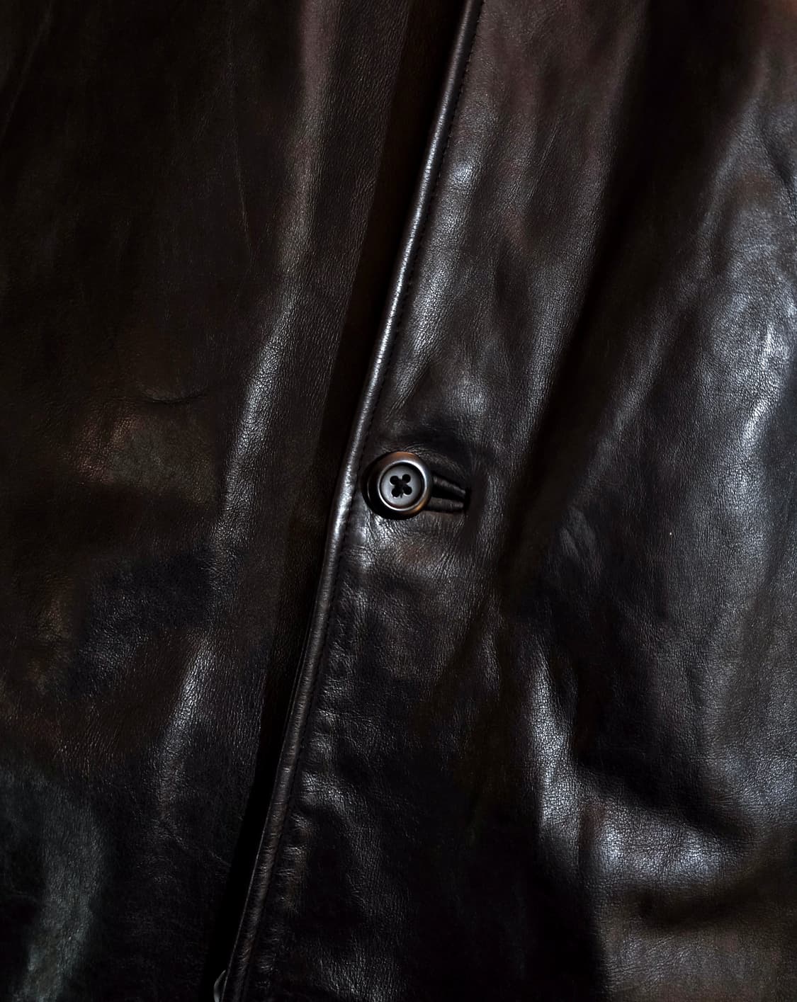 올드 갭 레더 카코트 (GAP Leather Car Coat) 상품이미지4