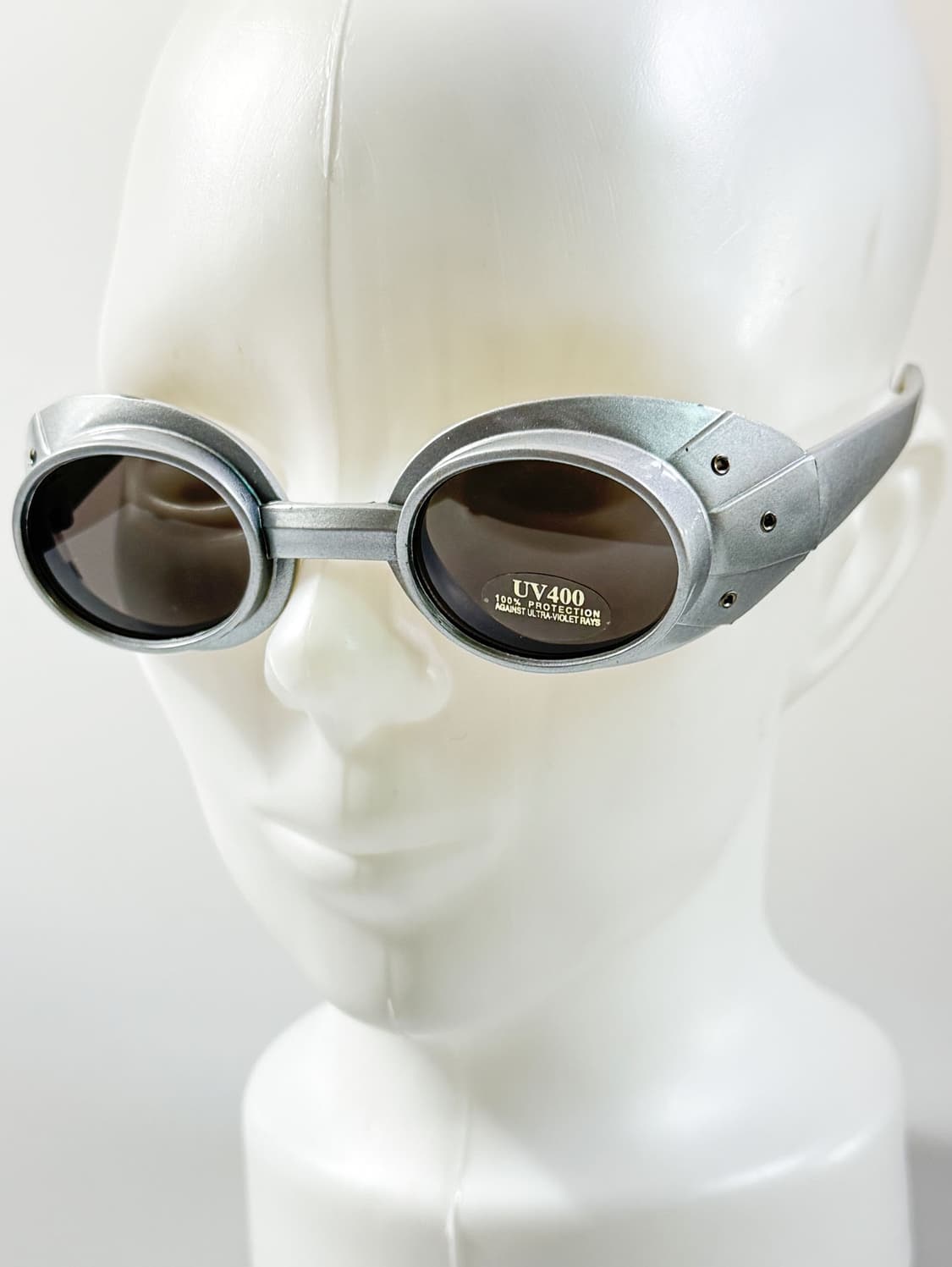 90s Dr.Jeepers 실버 인더스트리얼 고글 빈티지 선글라스 상품이미지8