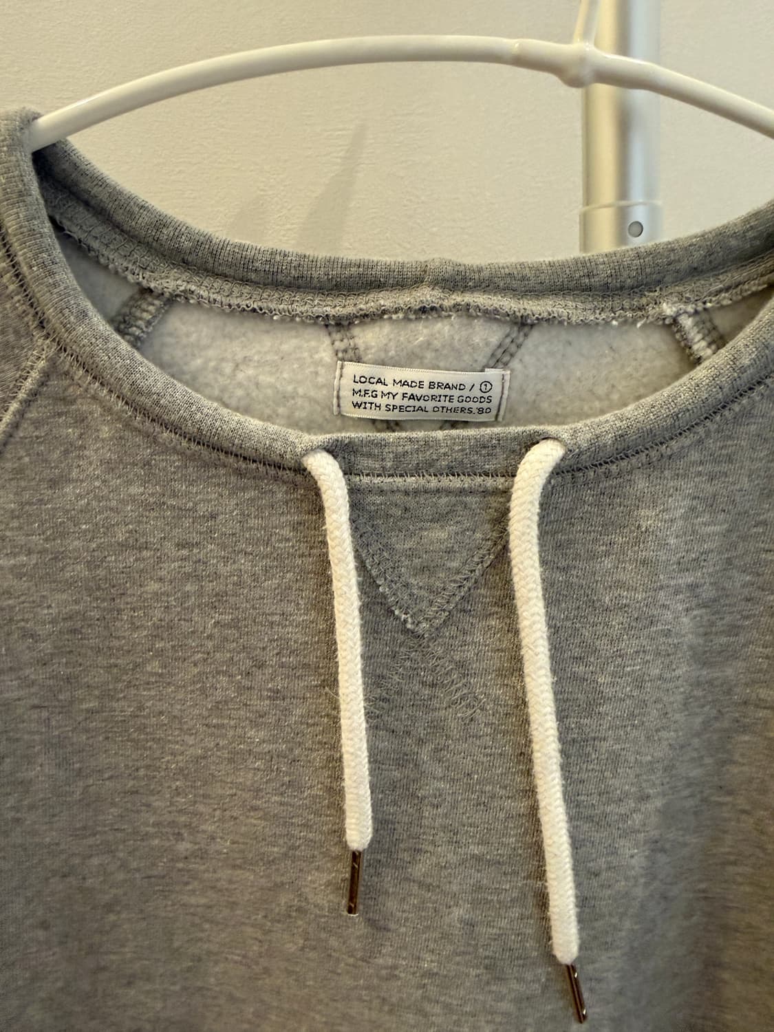 그레이 맨투맨 S 상품이미지2