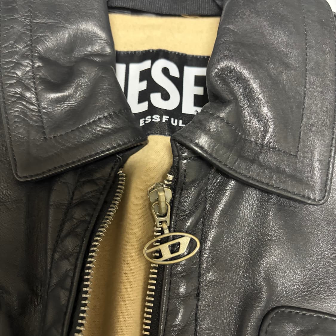 디젤 소가죽 자켓 S 상품이미지2