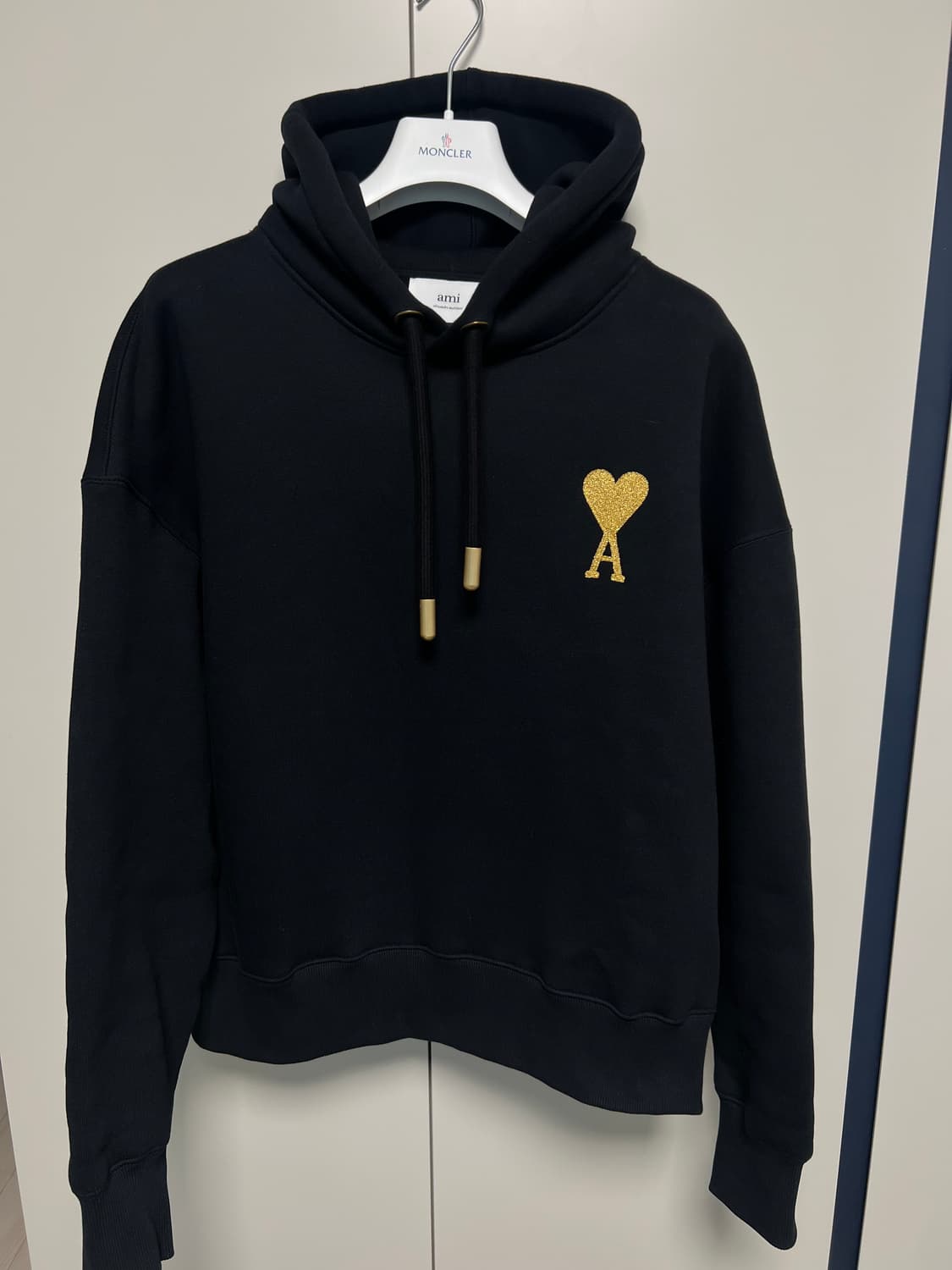 [XL] 아미 골드 로고 후드티 한정판 상품이미지1