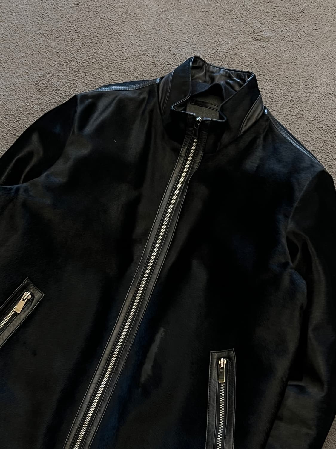 빈티지 스코틀랜드 송아지 가죽 자켓 처분  상품이미지2