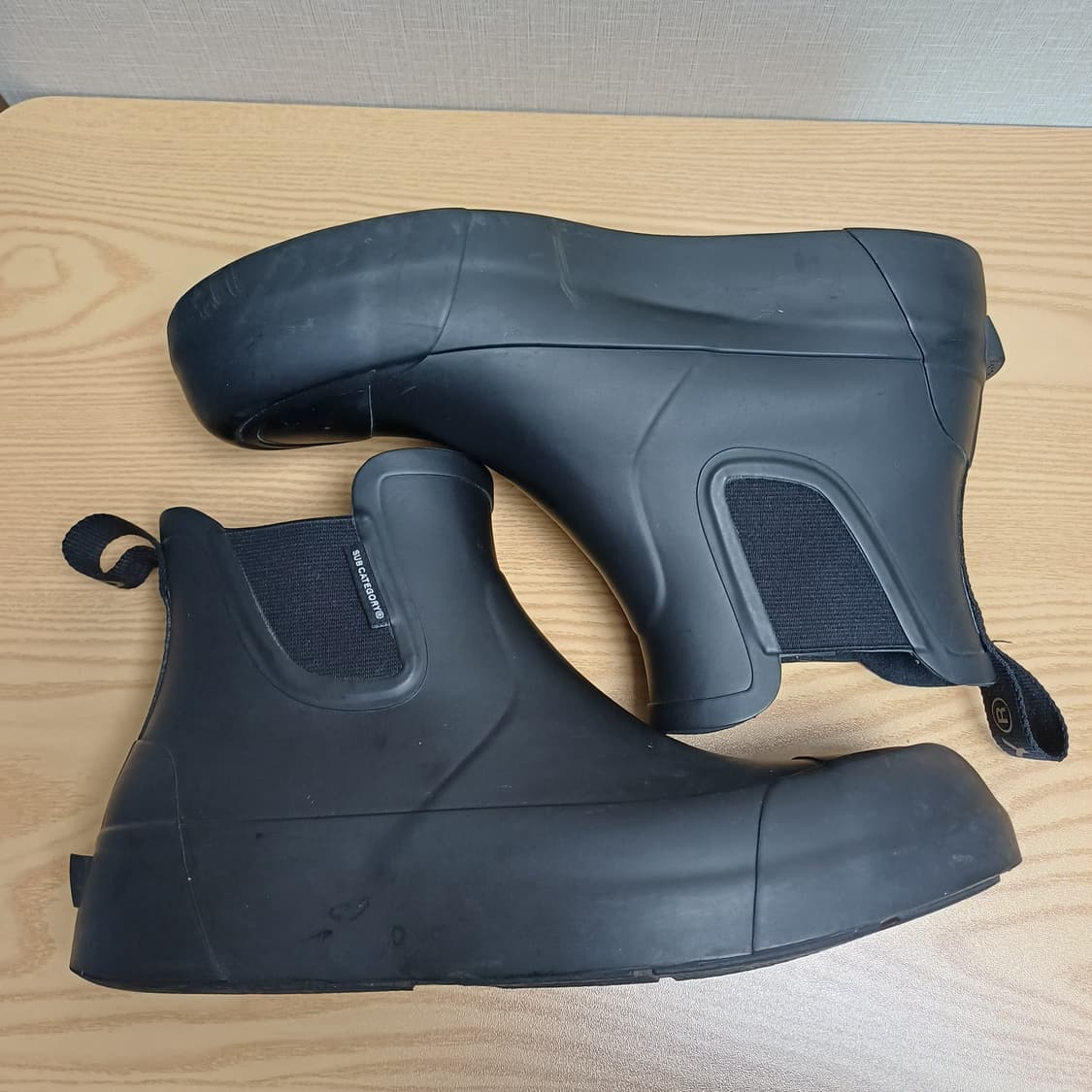 로스트가든 SUB_F751 블랙 레인부츠 255~260사이즈 상품이미지5