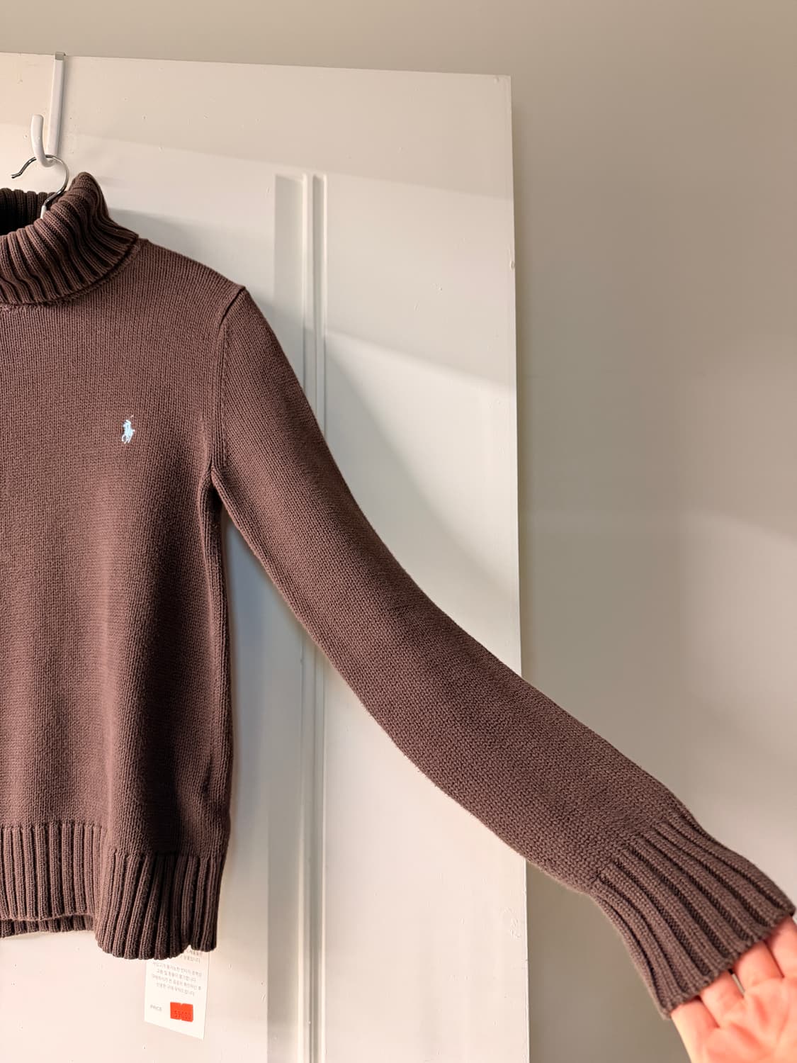 폴로 랄프로렌 브라운 케이블 니트 터틀넥 상품이미지7