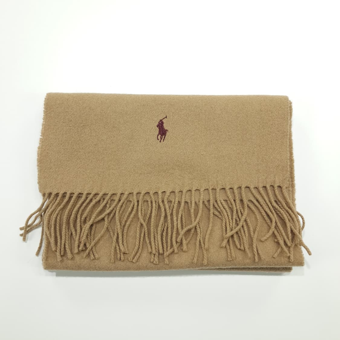 MX205 폴로 랄프로렌 베이지 램스울 목도리 머플러 상품이미지7